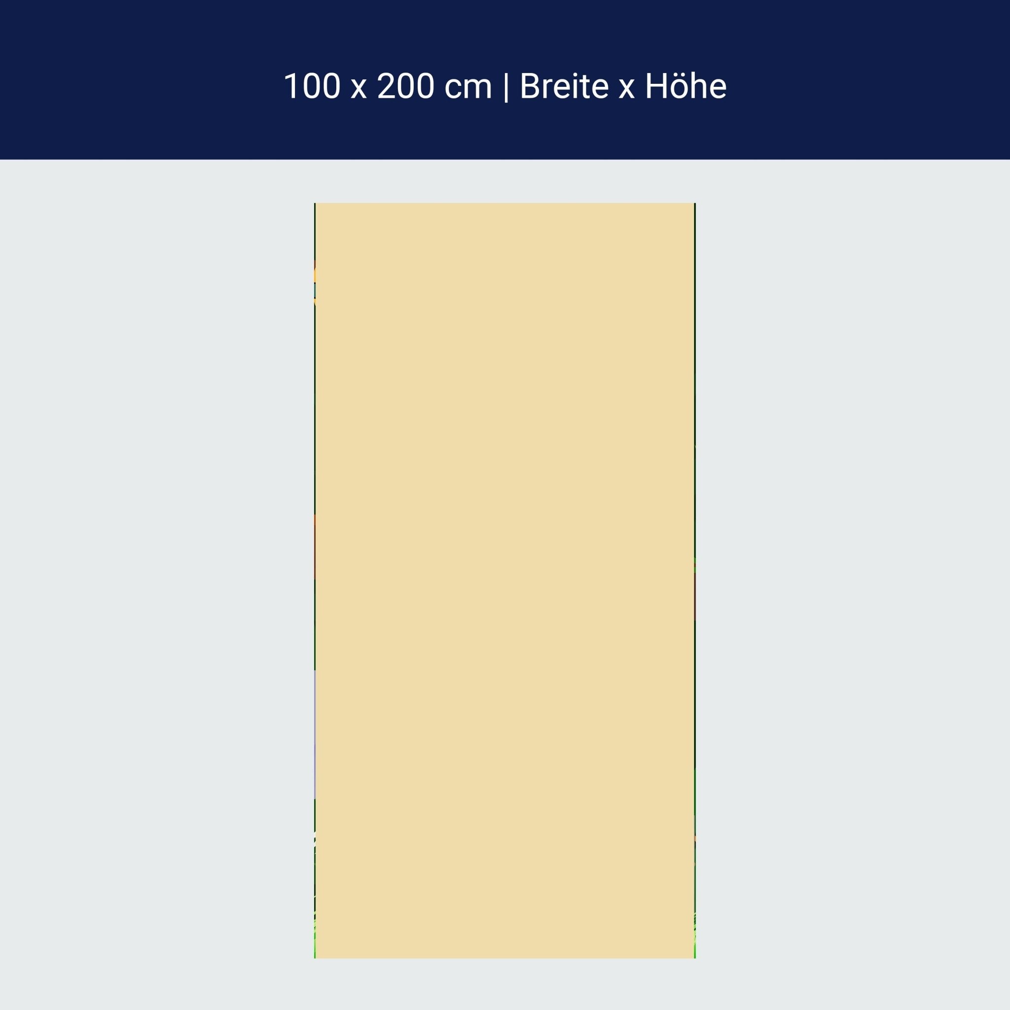 Türtapete einfarbig Creame M0750