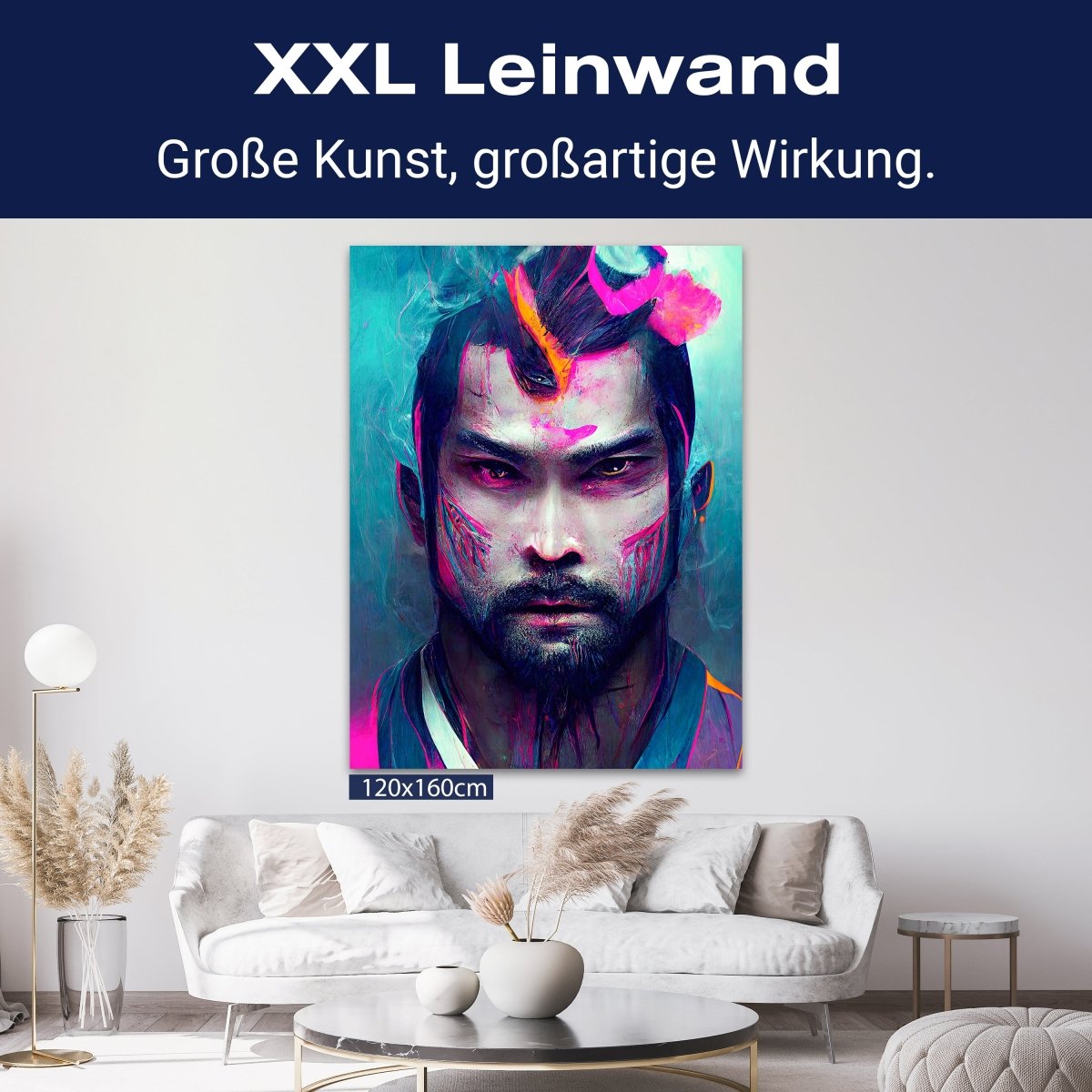 Leinwandbild Kämpfer und Krieger, Ninja, Hochformat M0755 kaufen - Bild 9