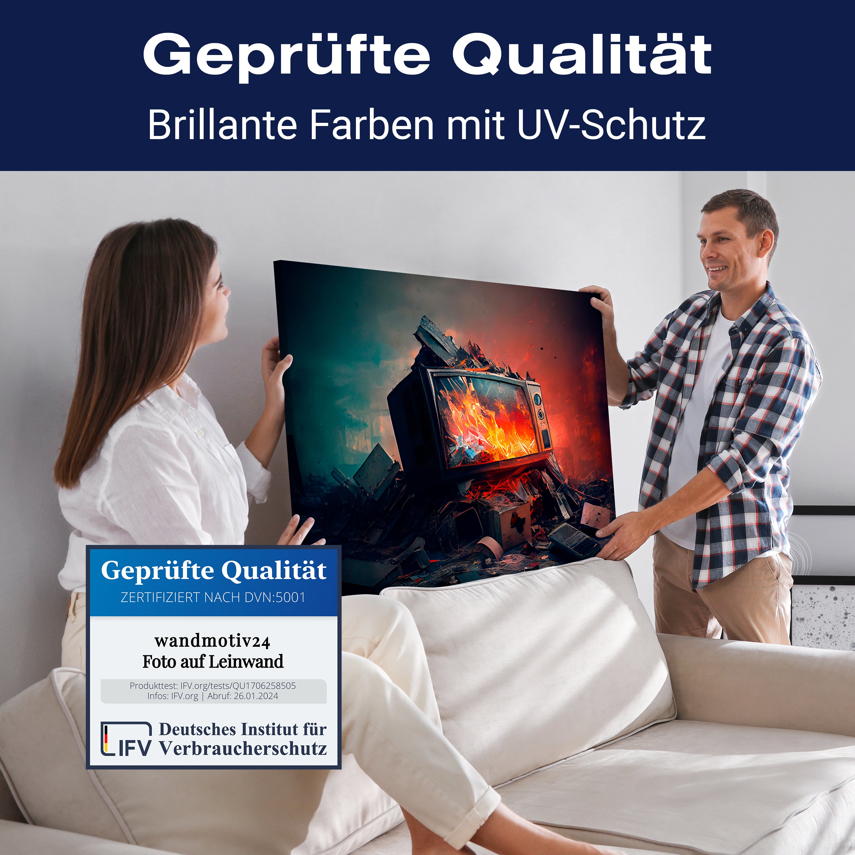 Leinwandbild Gaming, Fernseher, Querformat M0761 kaufen - Bild 4