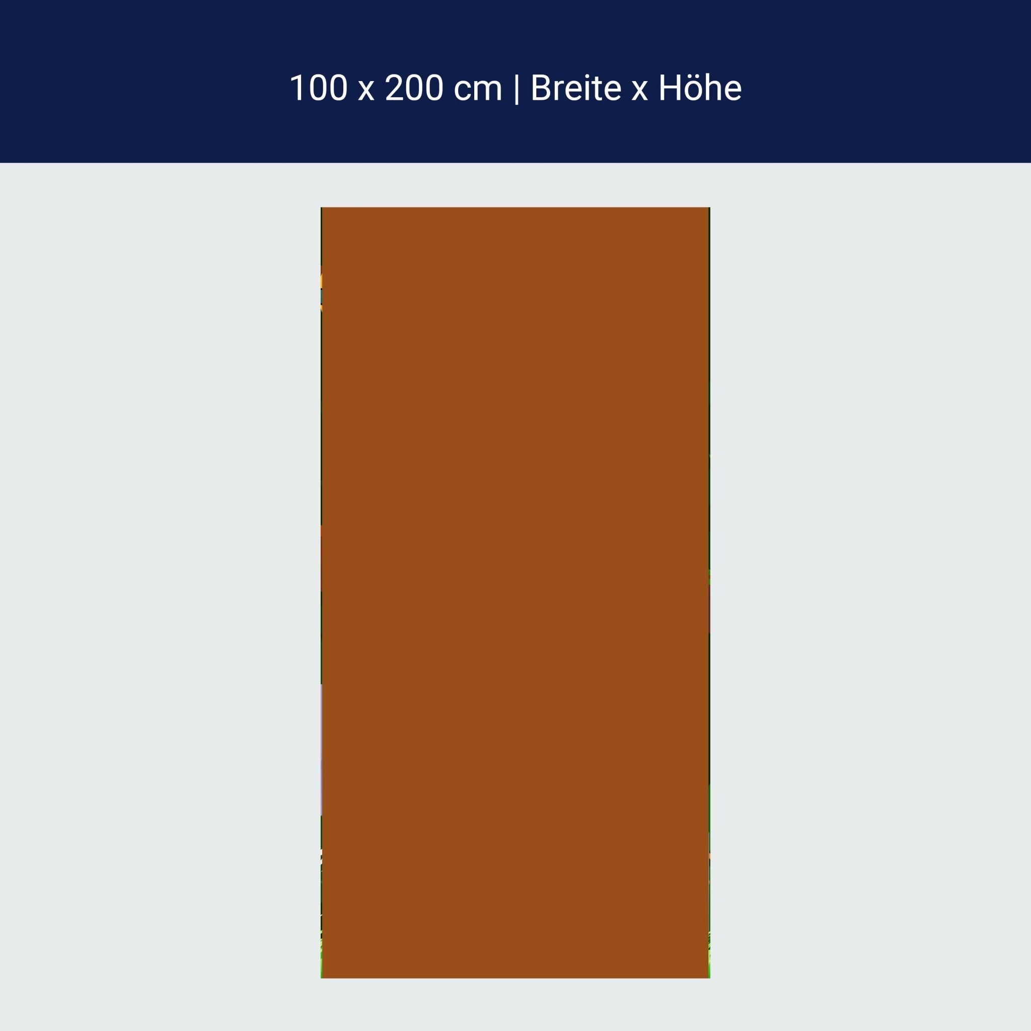 Türtapete einfarbig Hasselnuss M0762