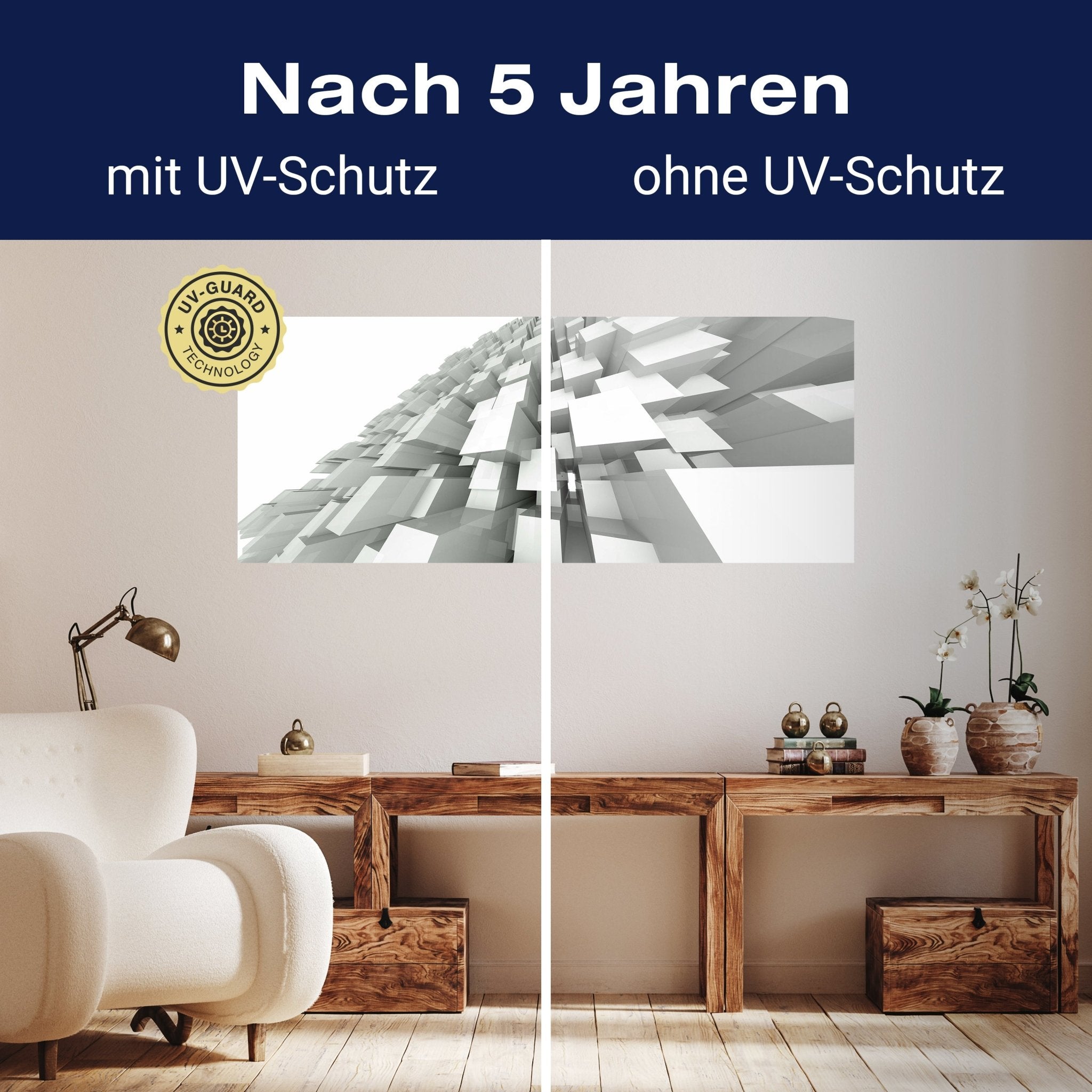 Leinwandbild 3D-Hintergrund mit quadratischen Strukturen M0766 kaufen - Bild 9