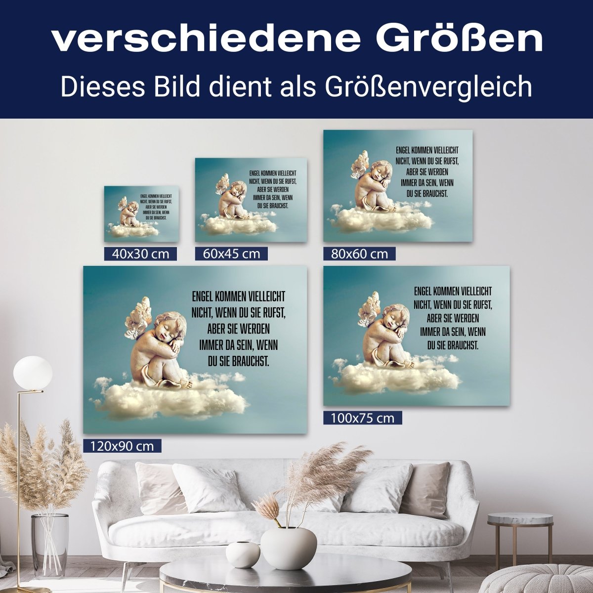 Leinwandbild Sprüche, Engel, Querformat M0767 kaufen - Bild 8