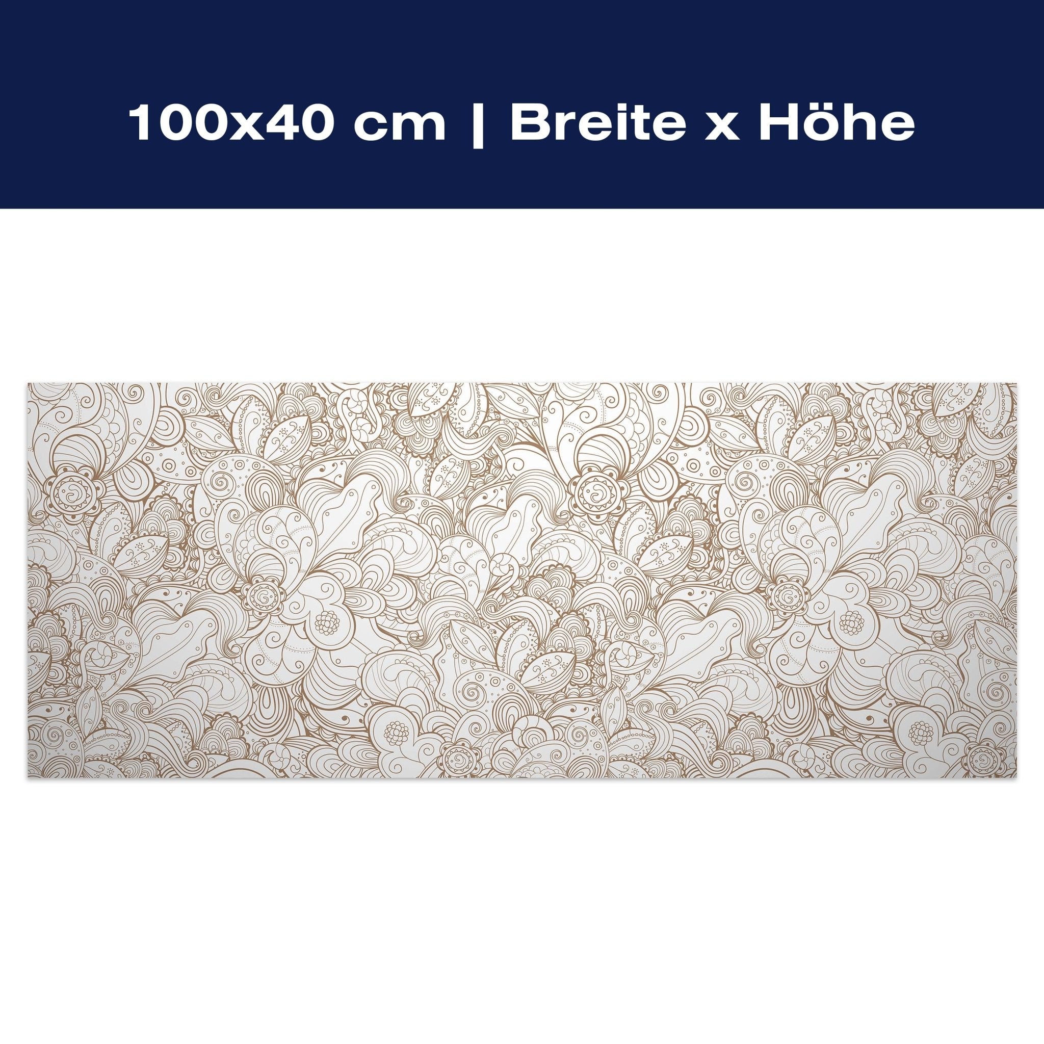 Leinwandbild Floral abstrakten Hintergrund M0775