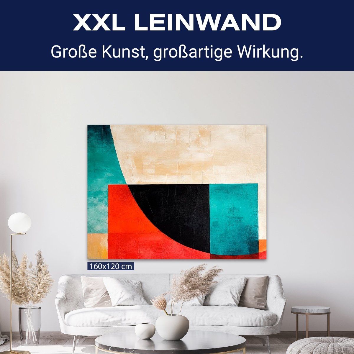 Leinwandbild Malerei, abstrakt, Querformat M0801 kaufen - Bild 9