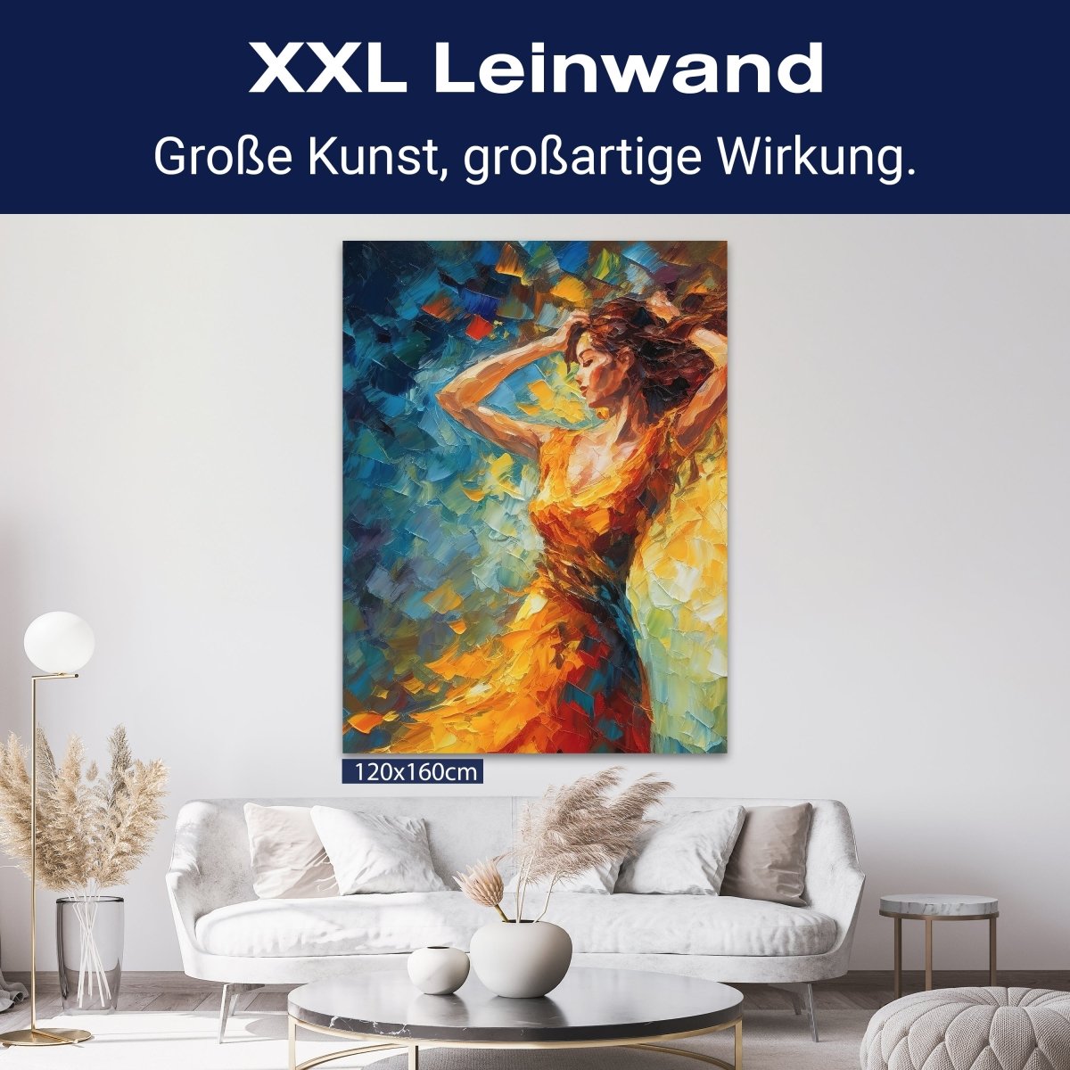 Leinwandbild Malerei, Frau, Hochformat M0802 kaufen - Bild 9