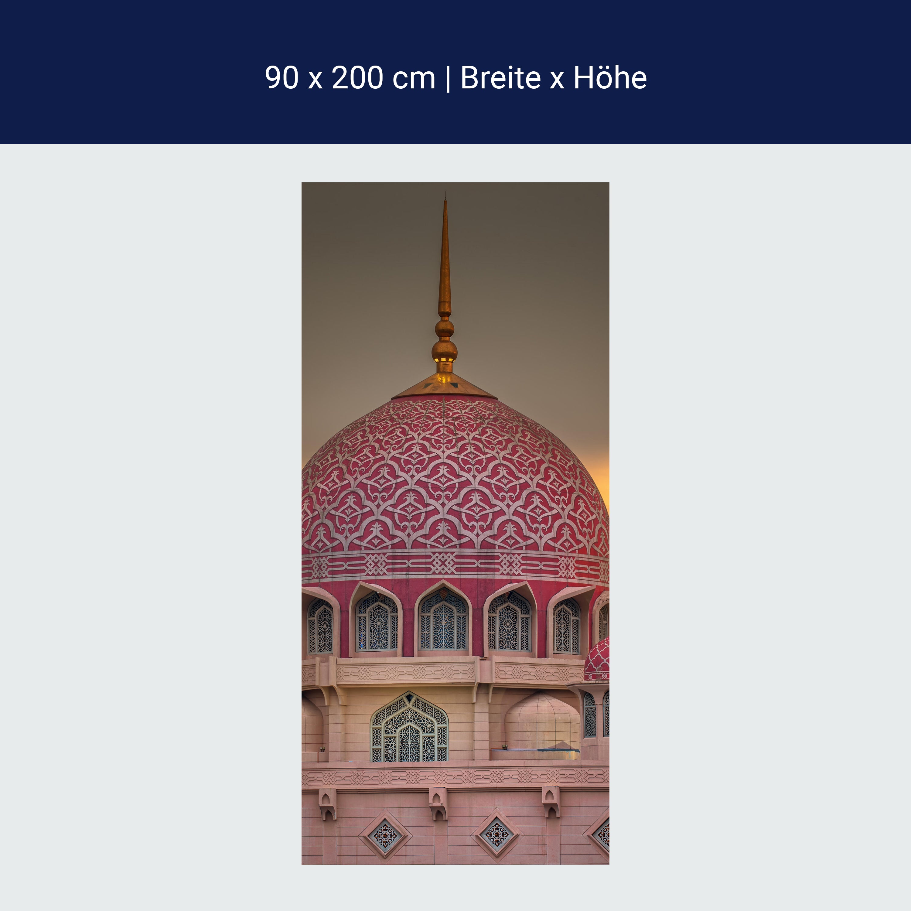 Türtapete Sonnenuntergang über Putrajaya-Moschee, Malaysia M0815