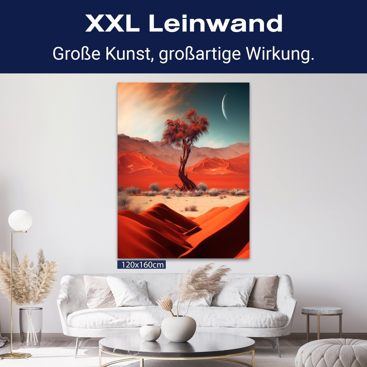 Leinwandbild Fantasy, Baum, Wüste, Hochformat M0821 kaufen - Bild 9