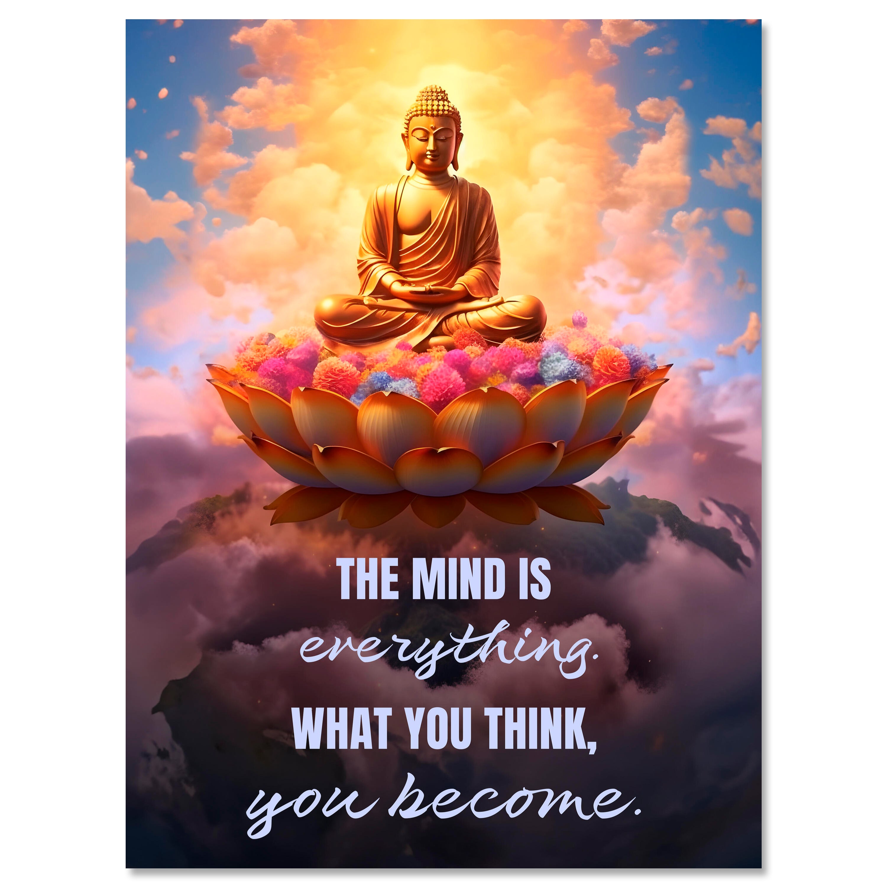 Leinwandbild Spruch Mind is Everything M0822 kaufen - Bild 1