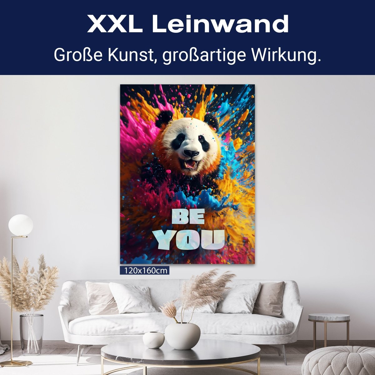 Leinwandbild Spruch Be You, Panda M0825 kaufen - Bild 9