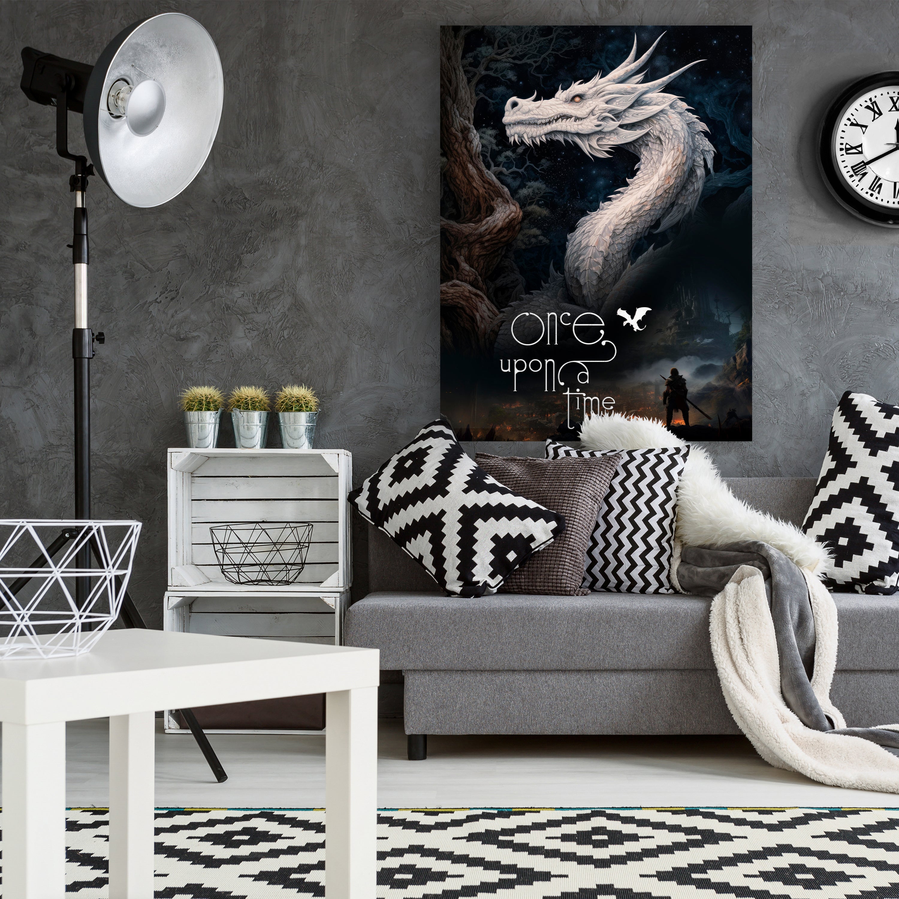 Leinwandbild Fantasy, Drache, Once Upon A Time M0827 kaufen - Bild 2