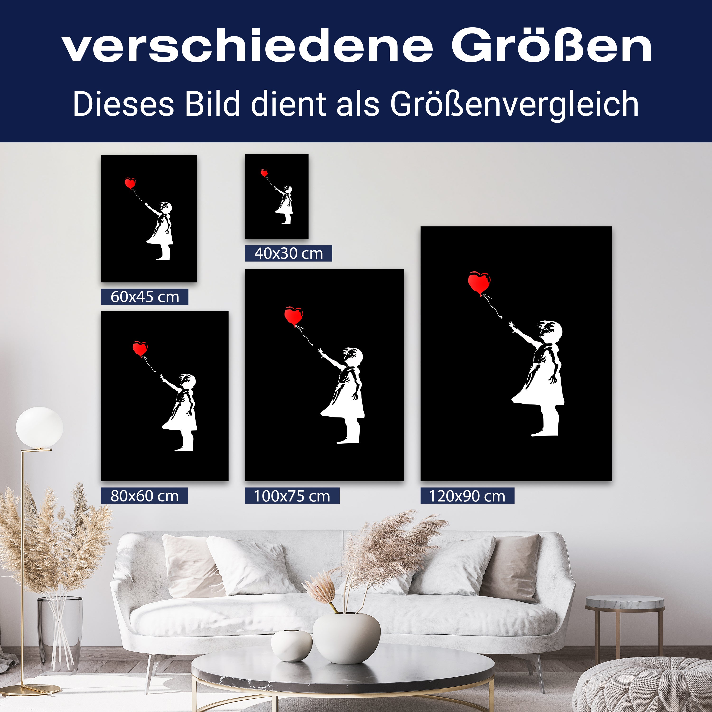 Leinwandbild Banksy Street Art M0829 kaufen - Bild 8