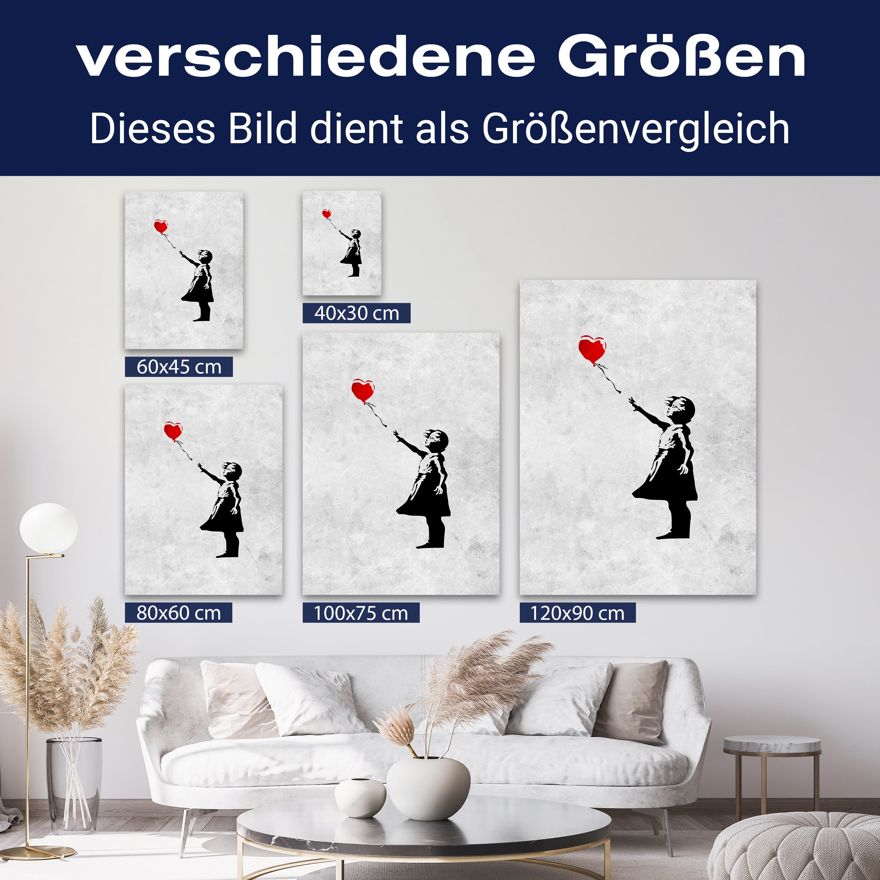 Leinwandbild Banksy Street Art M0832 kaufen - Bild 8