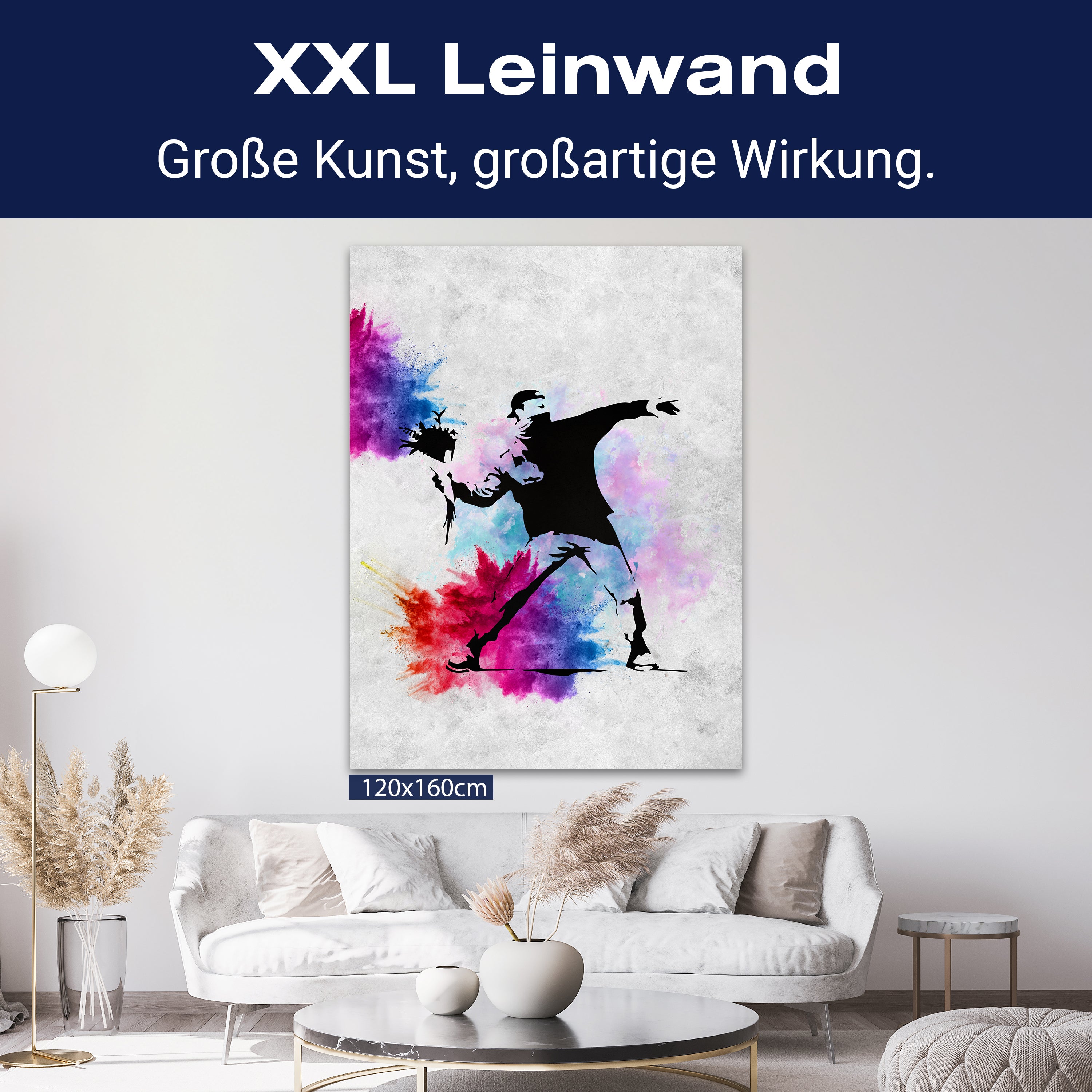 Leinwandbild Banksy Street Art M0833 kaufen - Bild 9