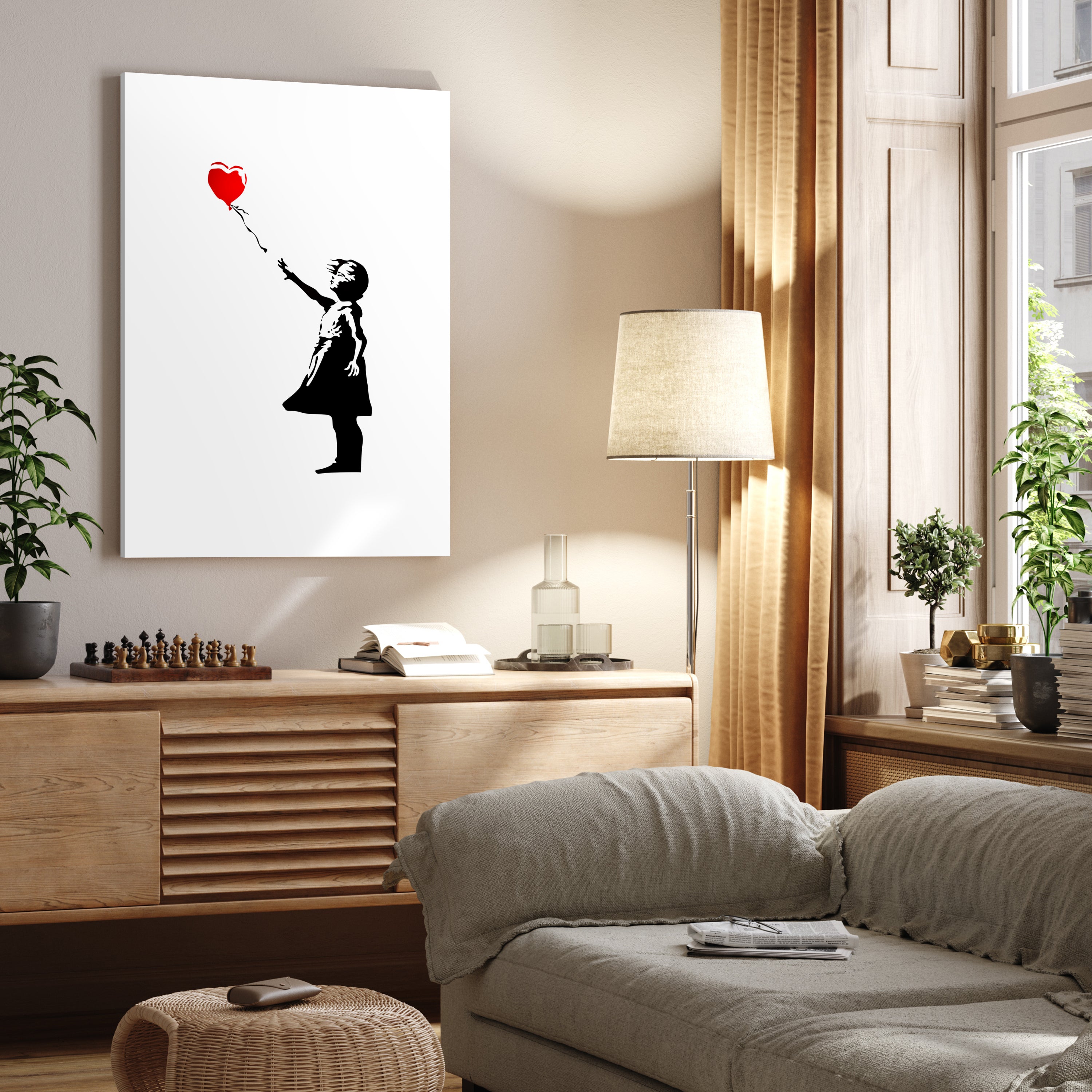 Leinwandbild Banksy Street Art M0835 kaufen - Bild 2