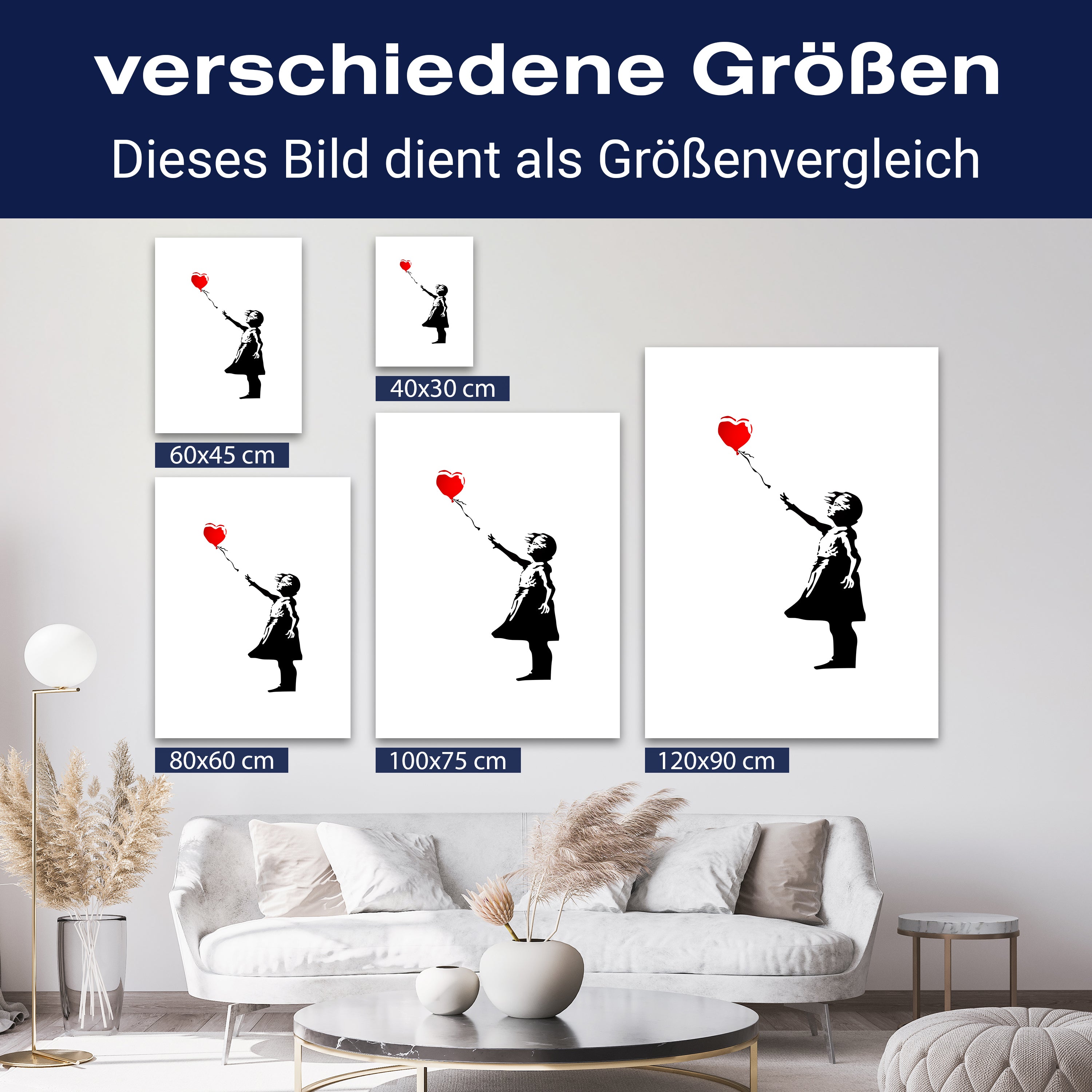 Leinwandbild Banksy Street Art M0835 kaufen - Bild 8