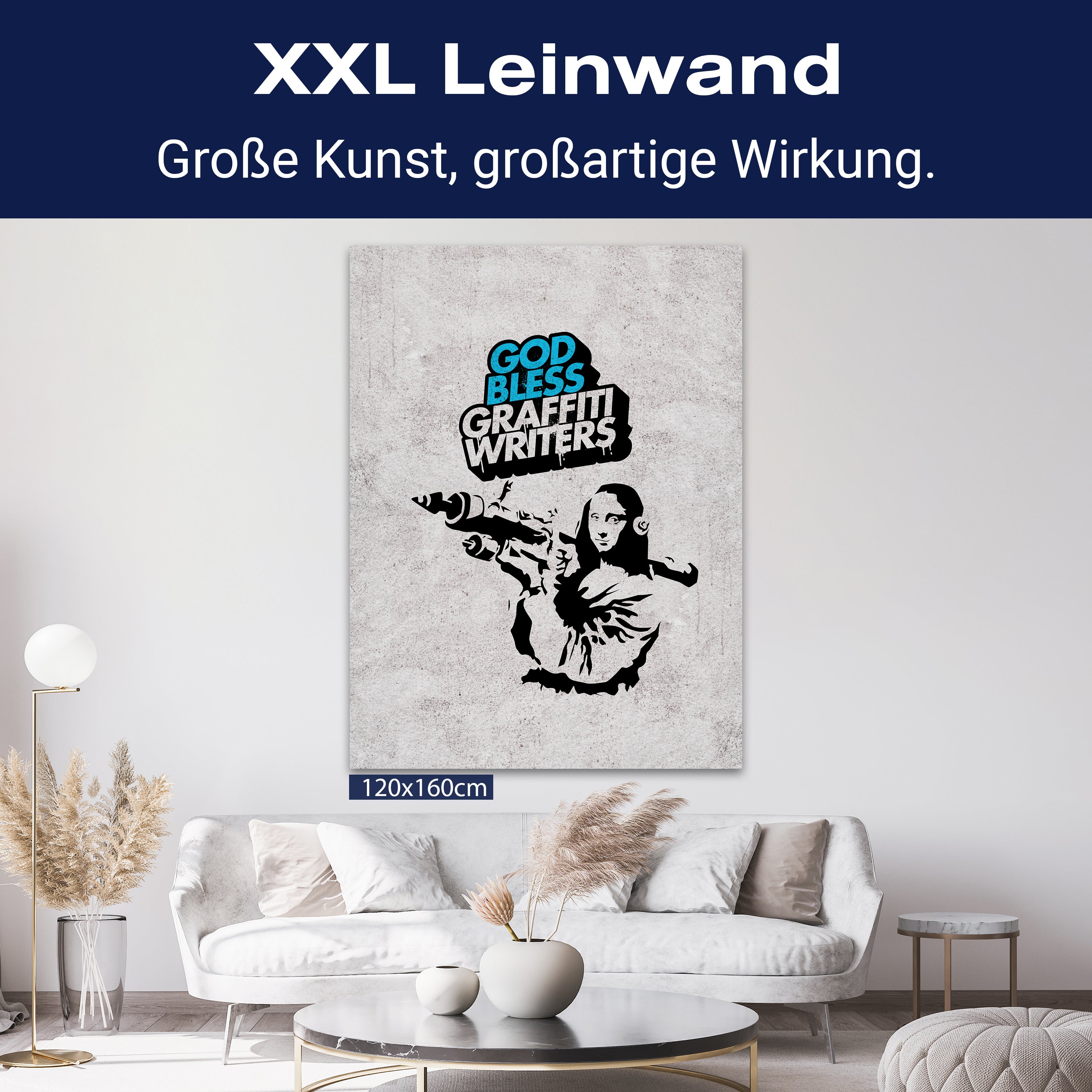 Leinwandbild Banksy Street Art M0840 kaufen - Bild 9