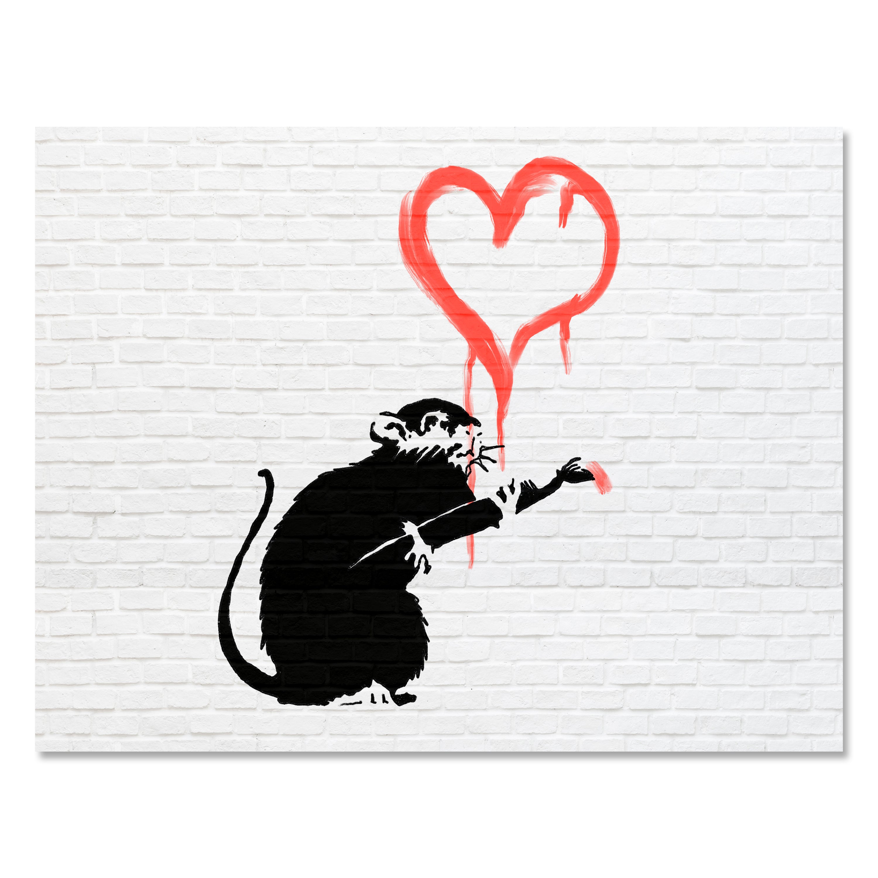 Leinwandbild Banksy Street Art M0843 kaufen - Bild 1