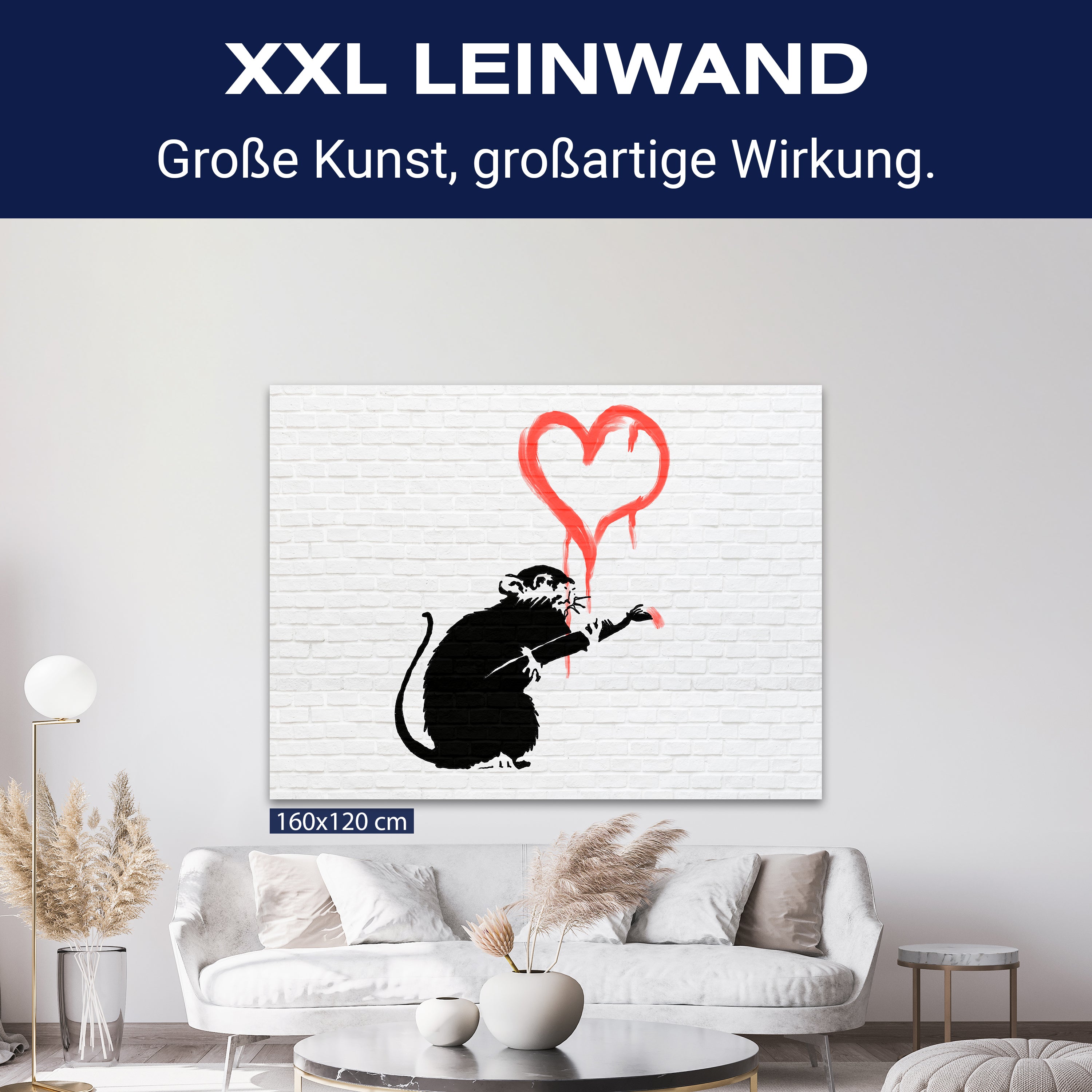 Leinwandbild Banksy Street Art M0843 kaufen - Bild 9