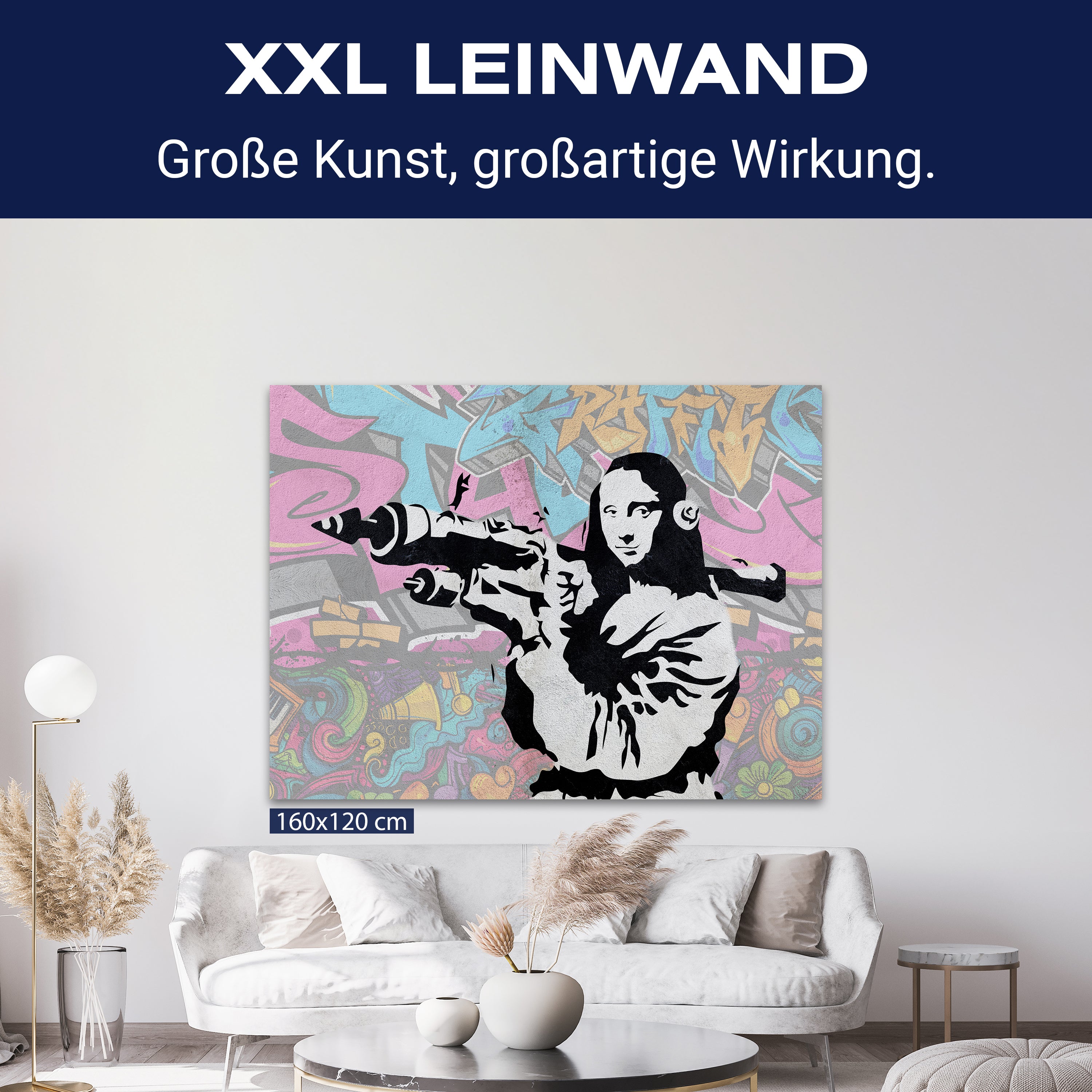 Leinwandbild Banksy Street Art M0845 kaufen - Bild 9