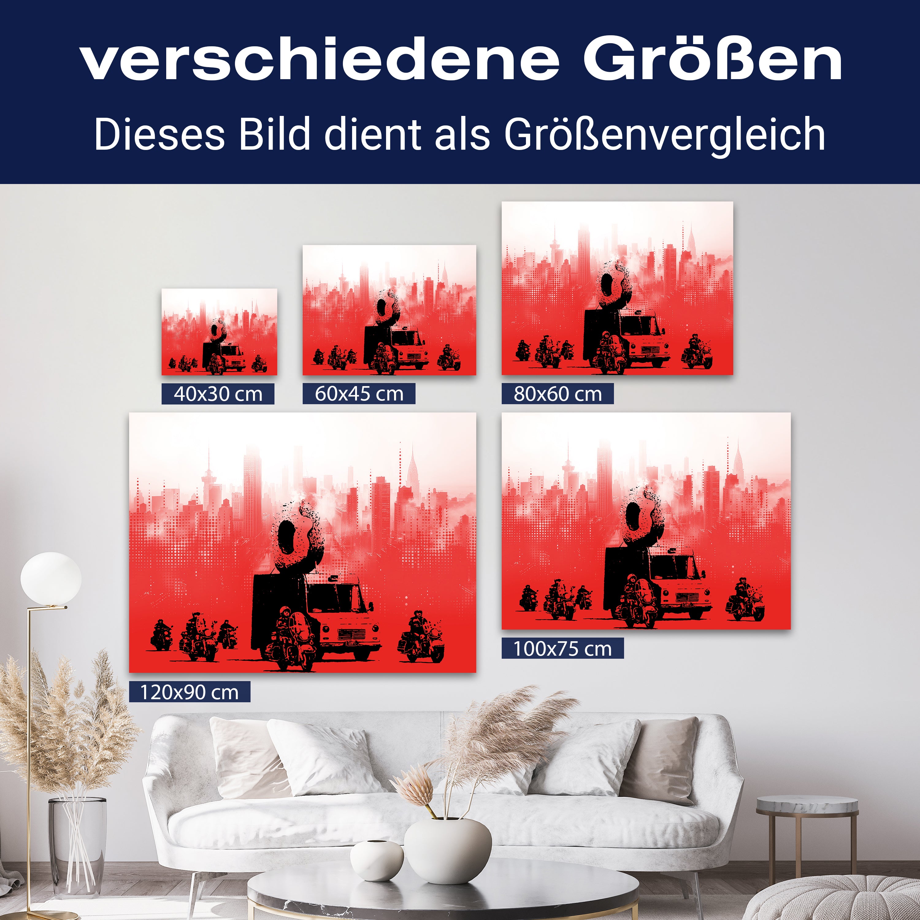 Leinwandbild Banksy Street Art M0848 kaufen - Bild 8