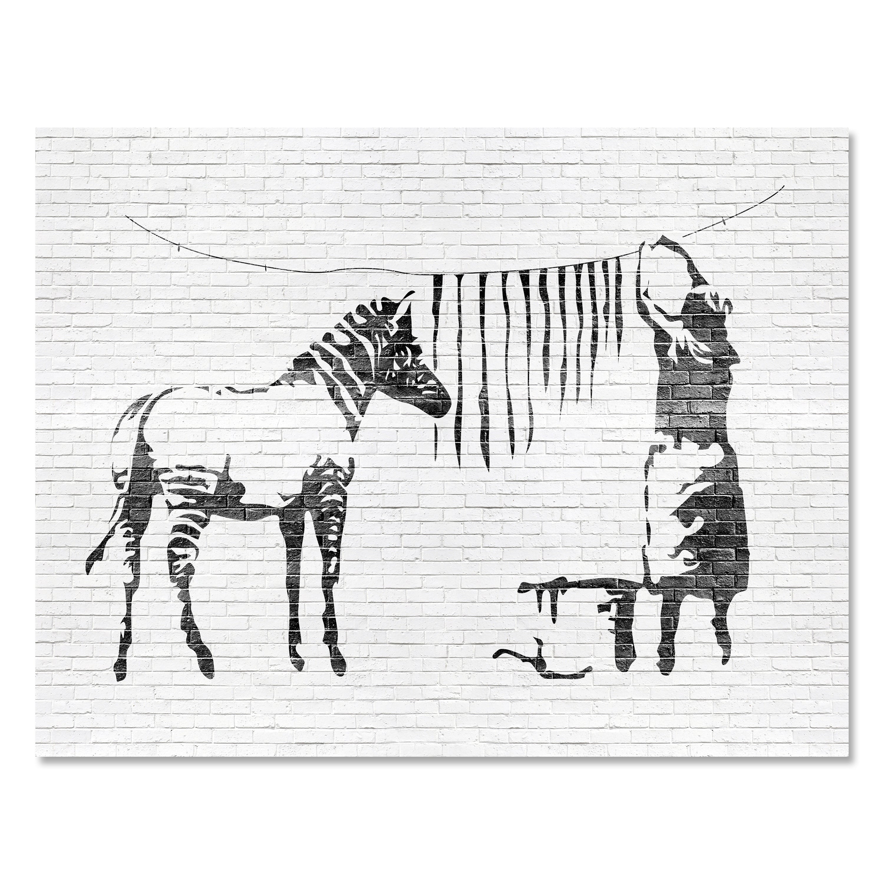 Leinwandbild Banksy Street Art M0849 kaufen - Bild 1