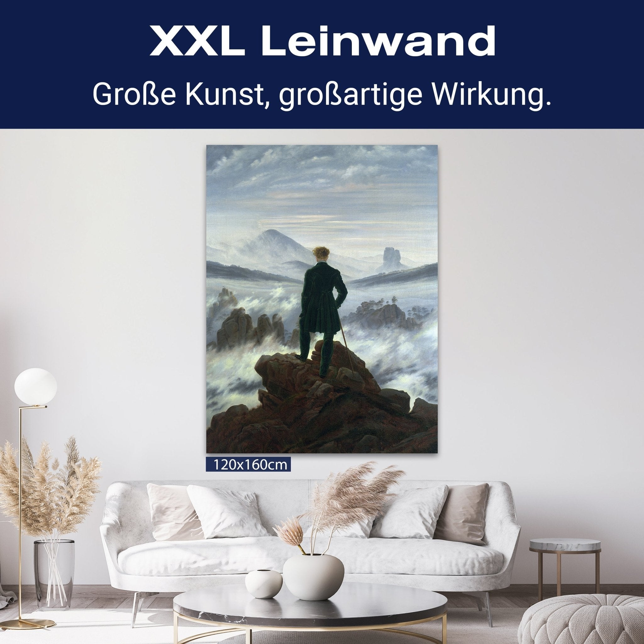 Leinwandbild Der Wanderer Caspar David Friedrich M0851 kaufen - Bild 9