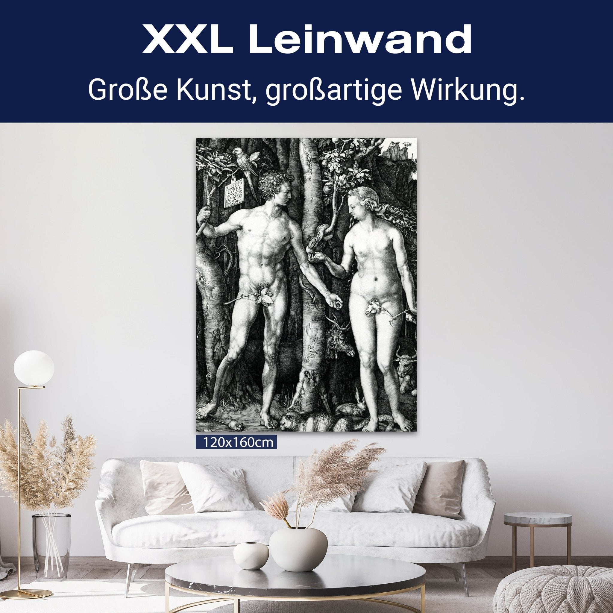 Leinwandbild Adam und Eva, Albrecht Dürer M0863 kaufen - Bild 9