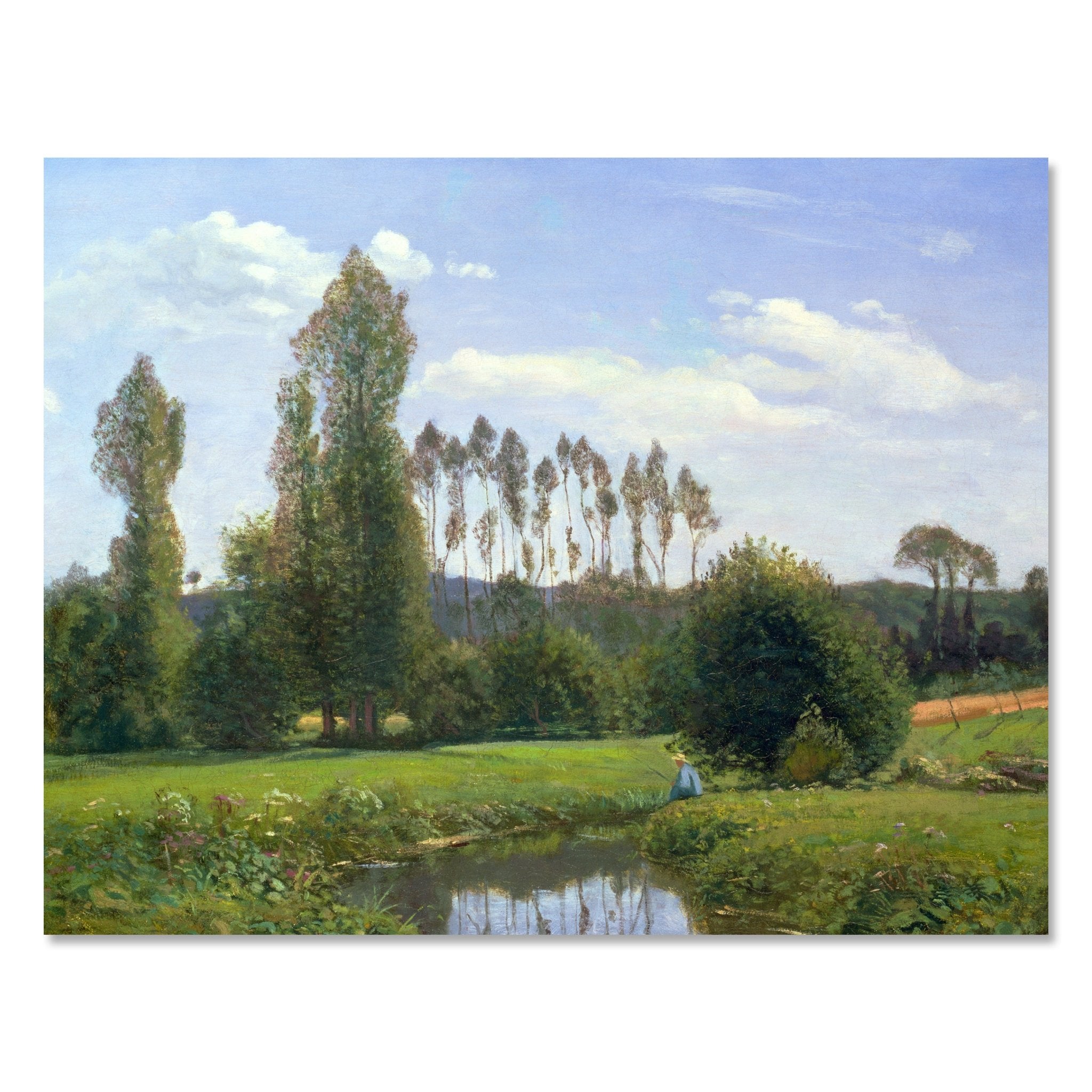 Leinwandbild View at Rouelles, Claude Monet M0868 kaufen - Bild 1