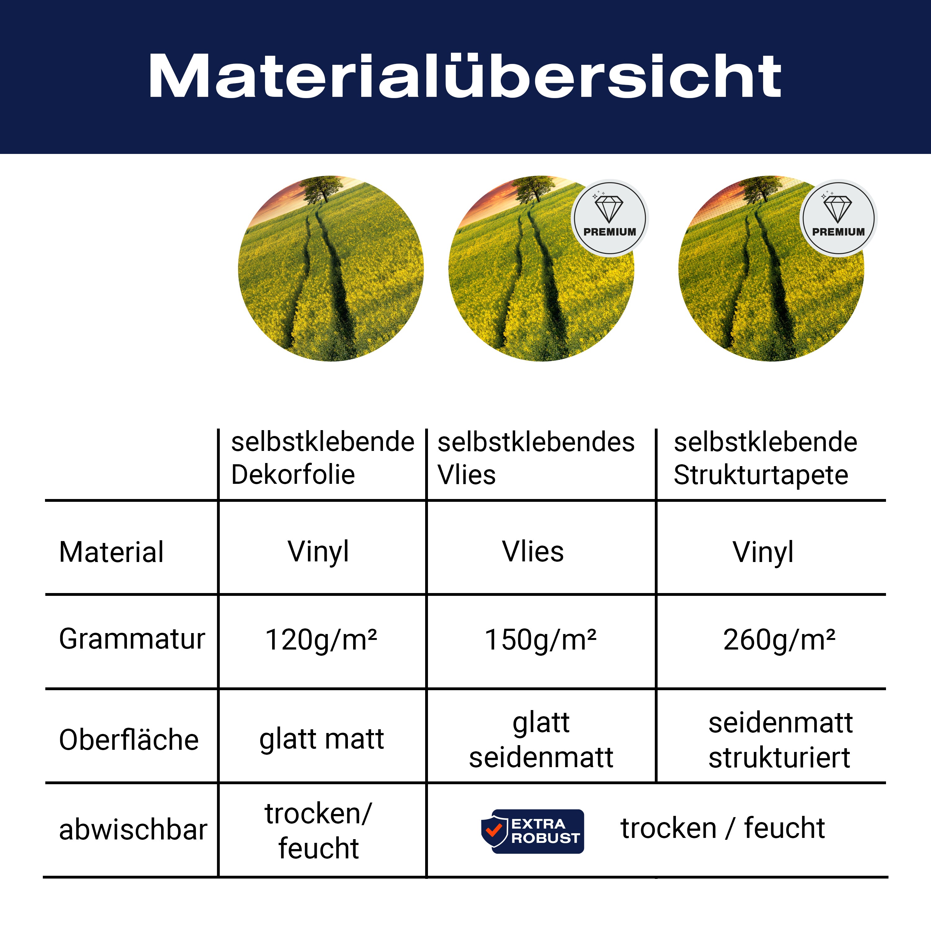 Türtapete Landschaft mit einem Feld von gelben Blumen M0874 - Bild 9