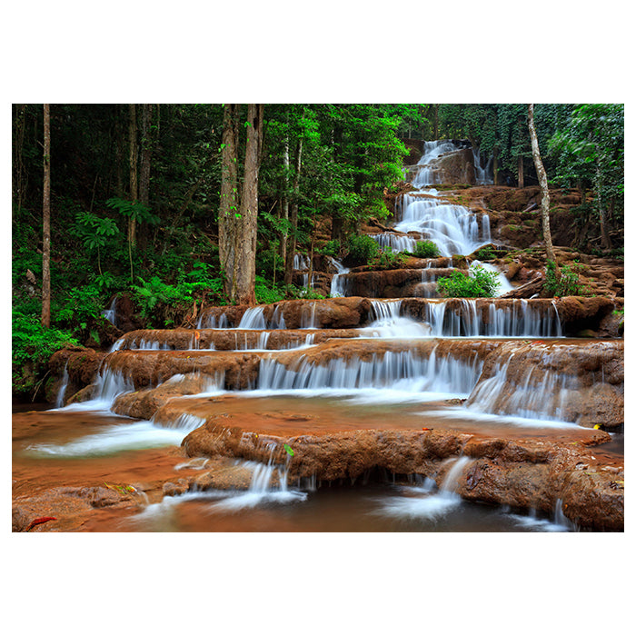 Fototapete Wasserfall im Wald, Thailand M0894 - Bild 2