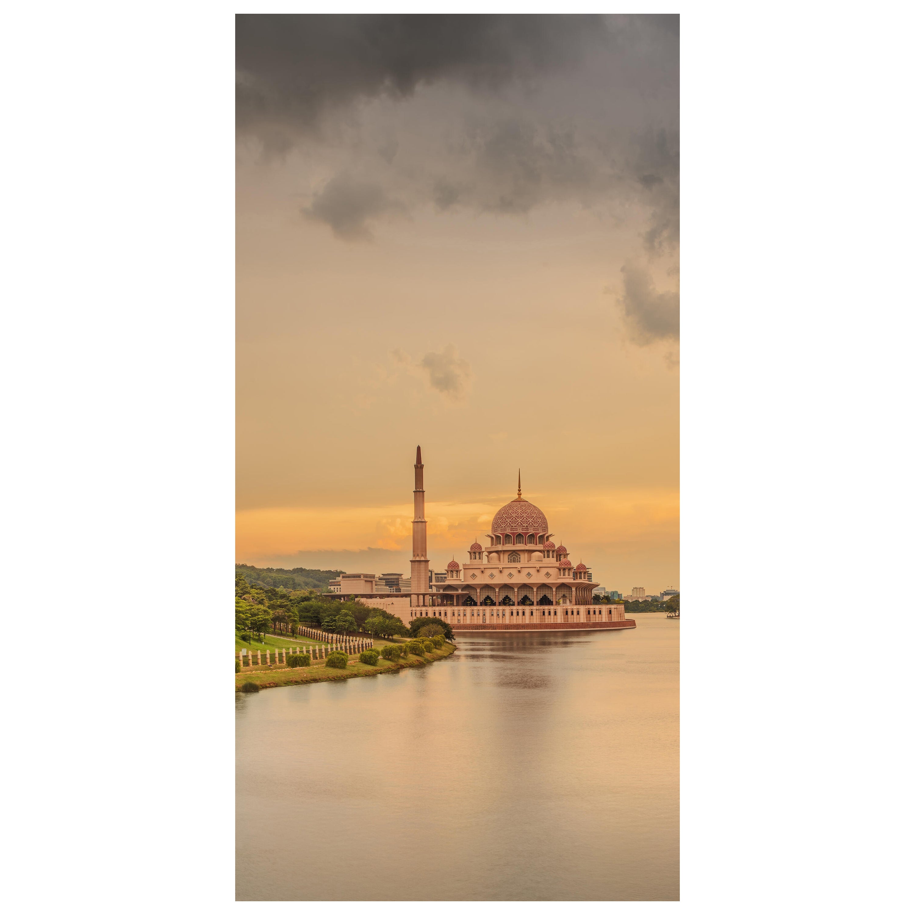 Türtapete Sonnenuntergang über Putrajaya-Moschee, Malaysia M0915 - Bild 2