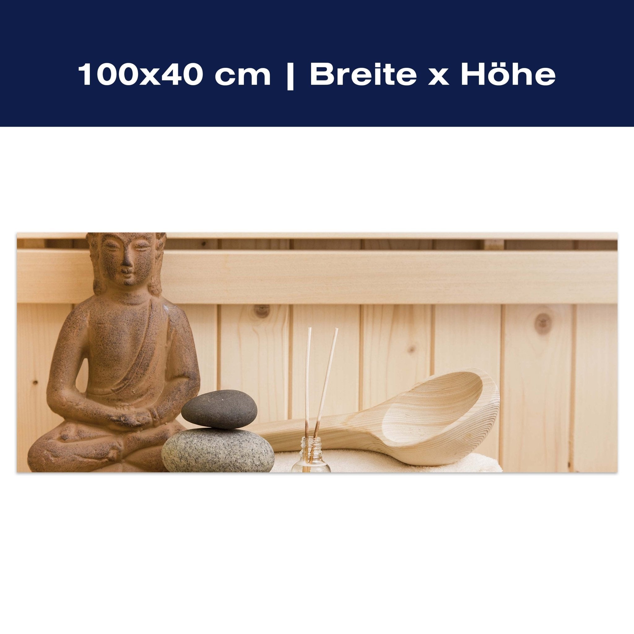 Leinwandbild Finnische Sauna, Wellness- und Wellnesszubehör M0965