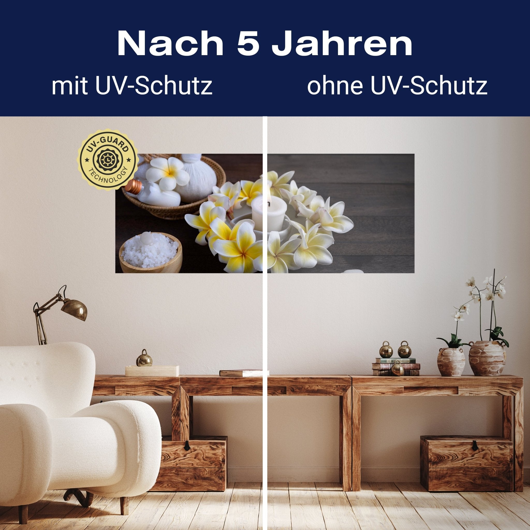 Leinwandbild Frangipani Blumen - Spa und Wellness M0977 kaufen - Bild 9