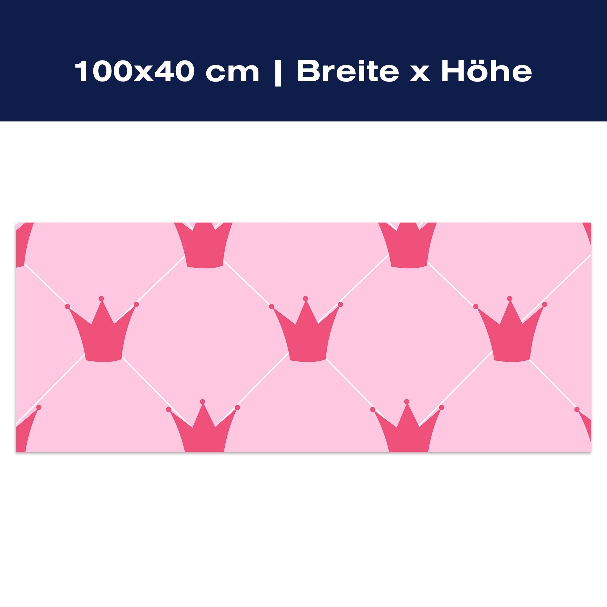 Leinwandbild Prinzessin Kronen M0989