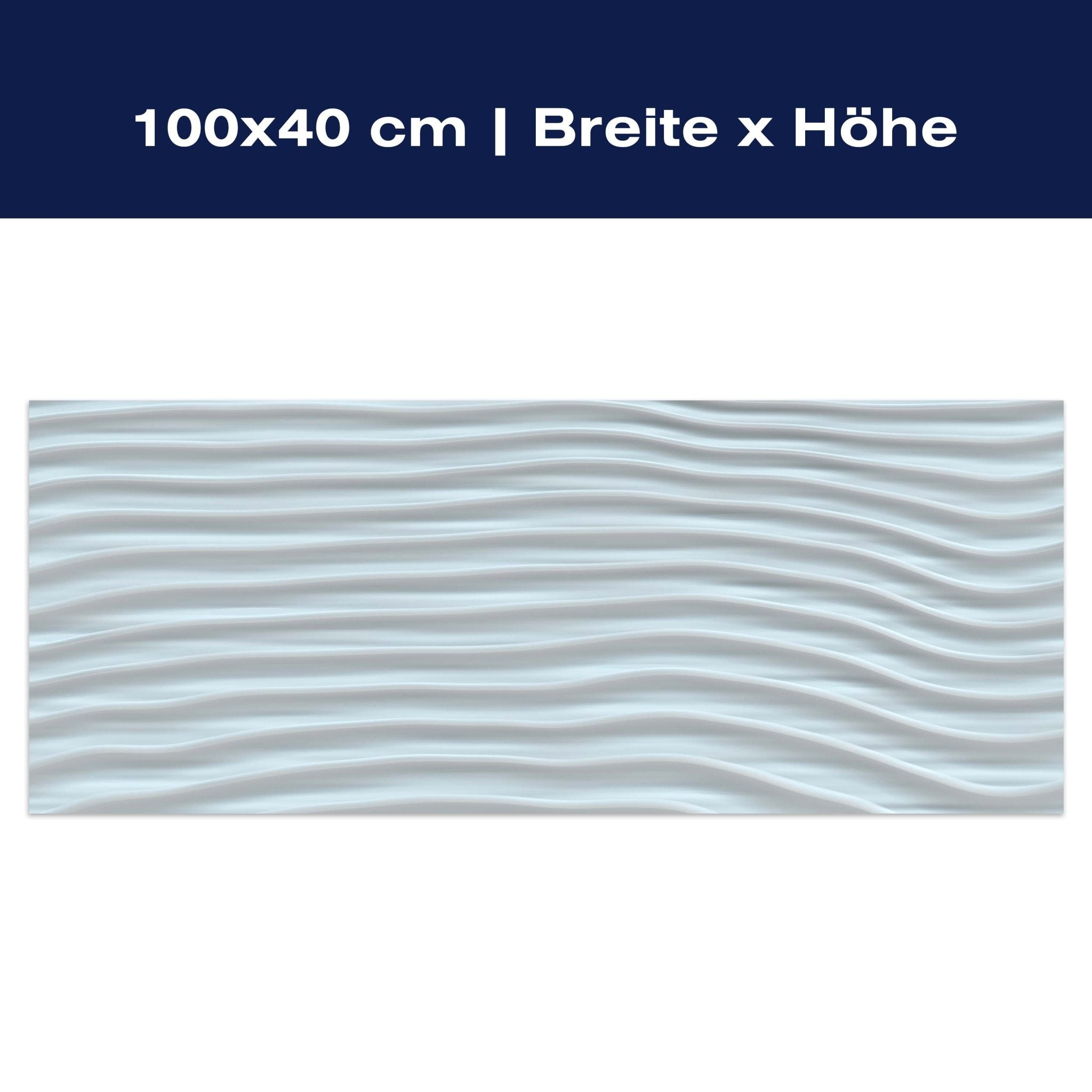 Leinwandbild Abstrakte weiße Holztextur M1006