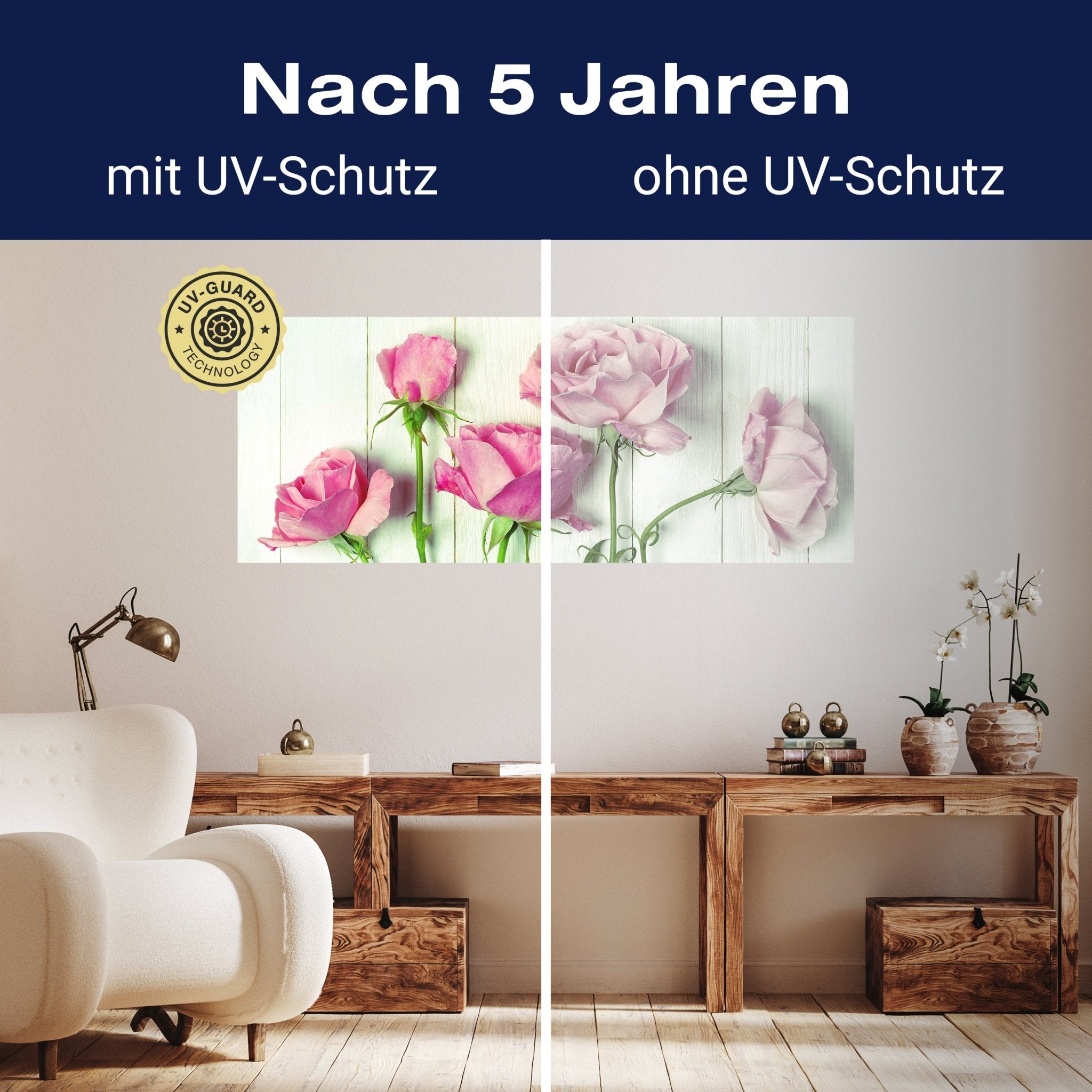 Leinwandbild Frische Gartenrosen M1021 kaufen - Bild 9