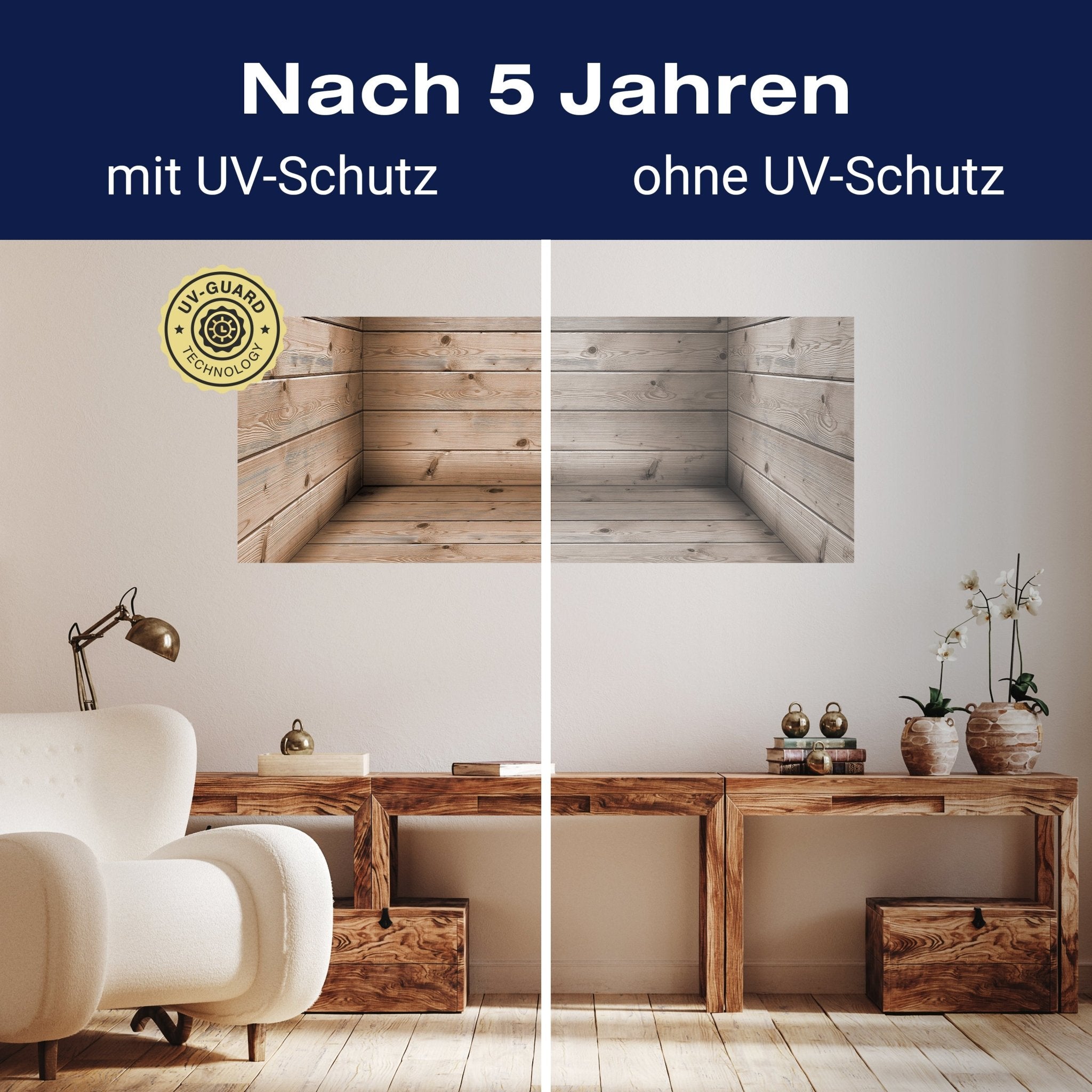 Leinwandbild Zimmer aus Holzbohlen M1055 kaufen - Bild 9