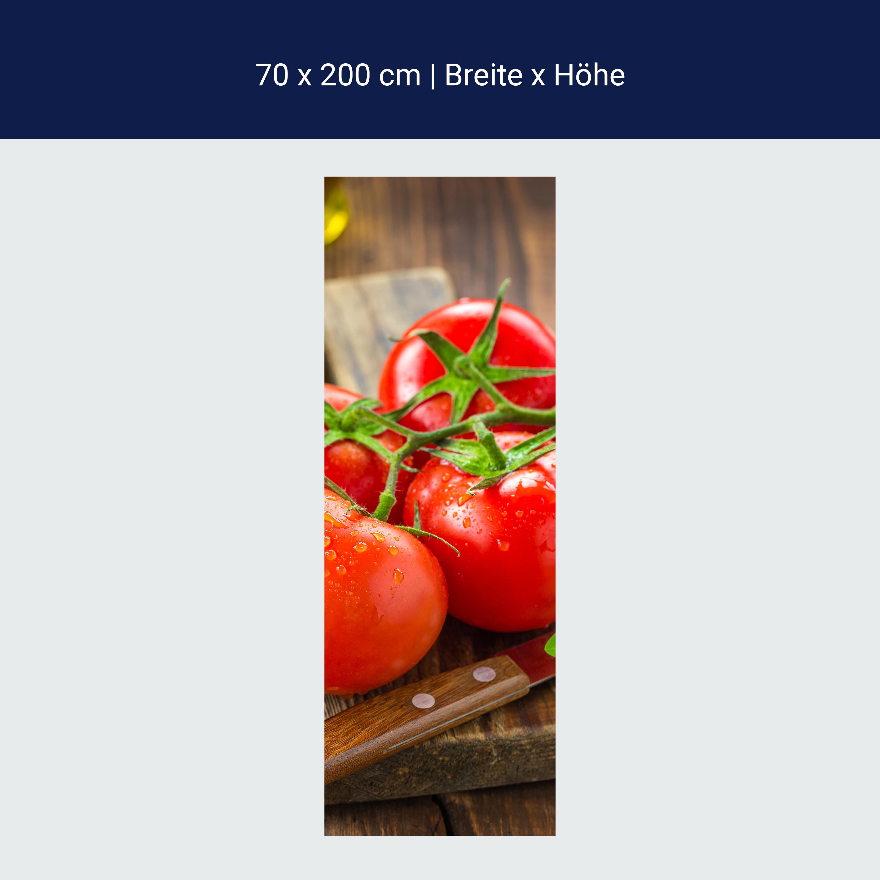 Türtapete Tomaten und Nudeln M1064