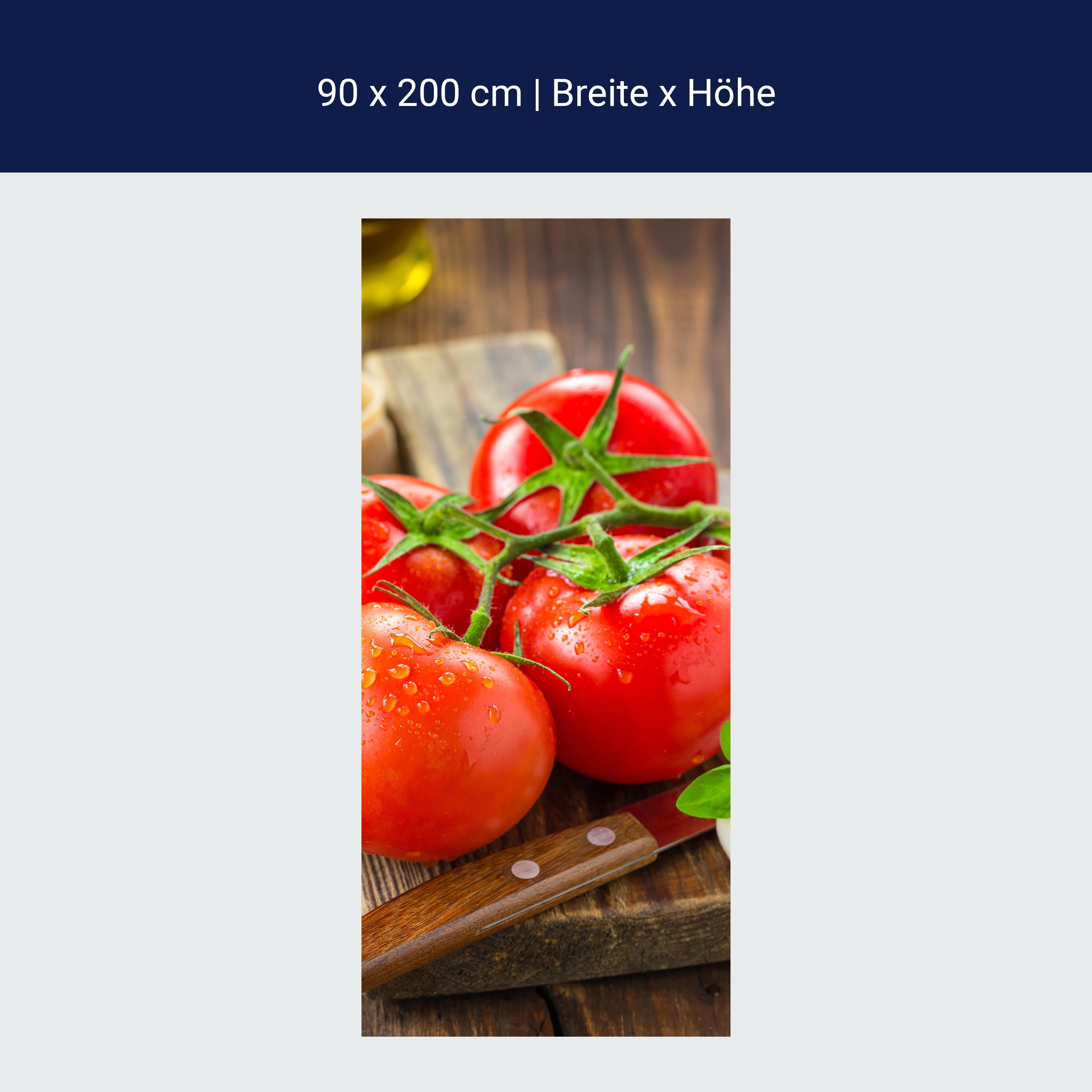 Türtapete Tomaten und Nudeln M1064