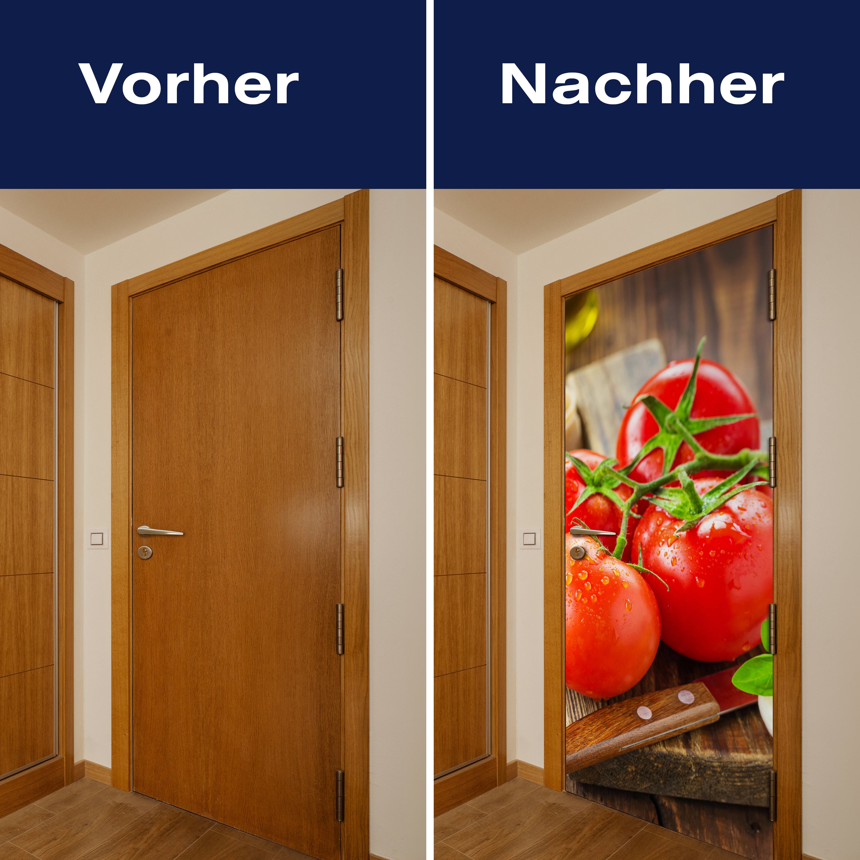 Türtapete Tomaten und Nudeln M1064 - Bild 10