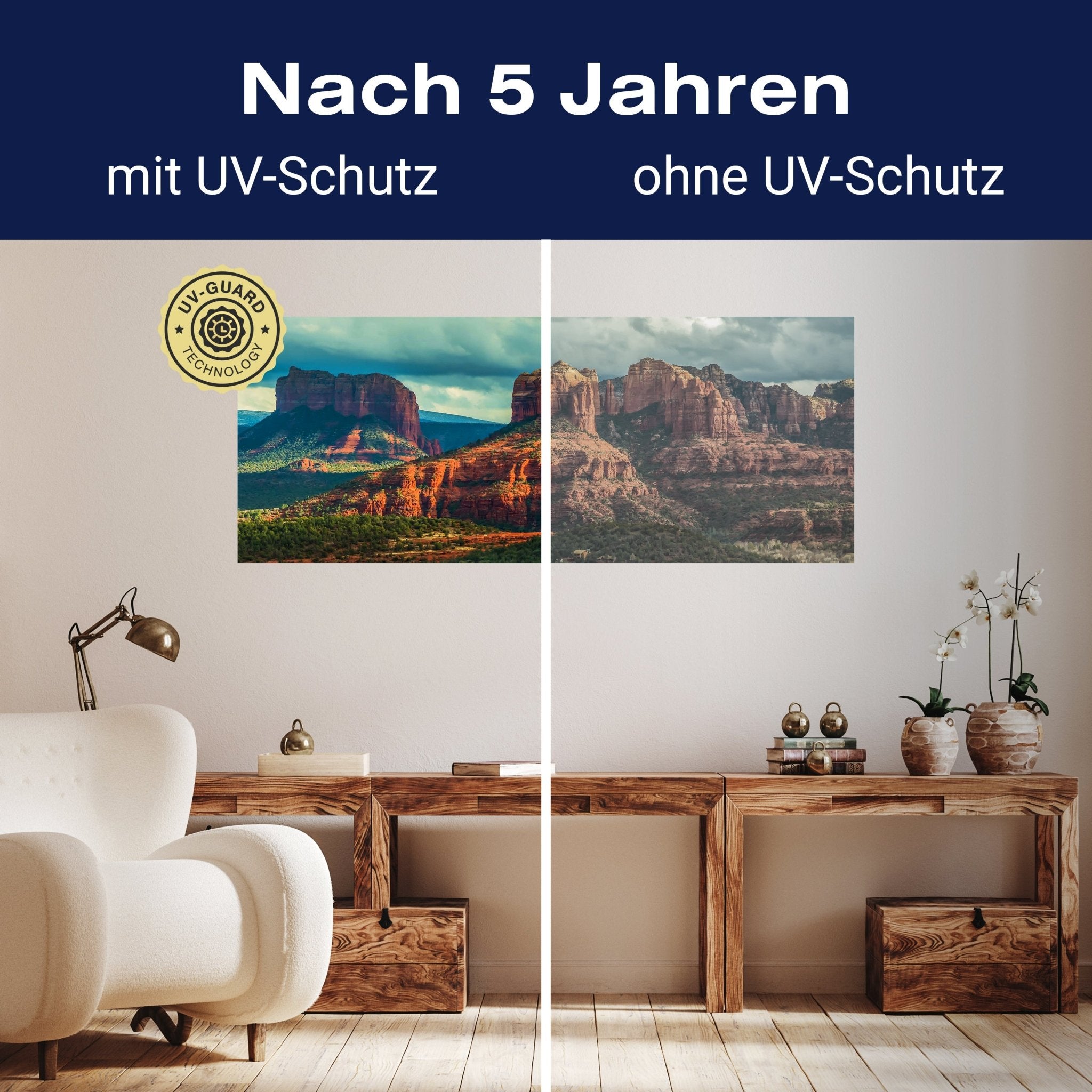 Leinwandbild Bergpanorama, Canyon, Felsen, Steppe M1077 kaufen - Bild 9