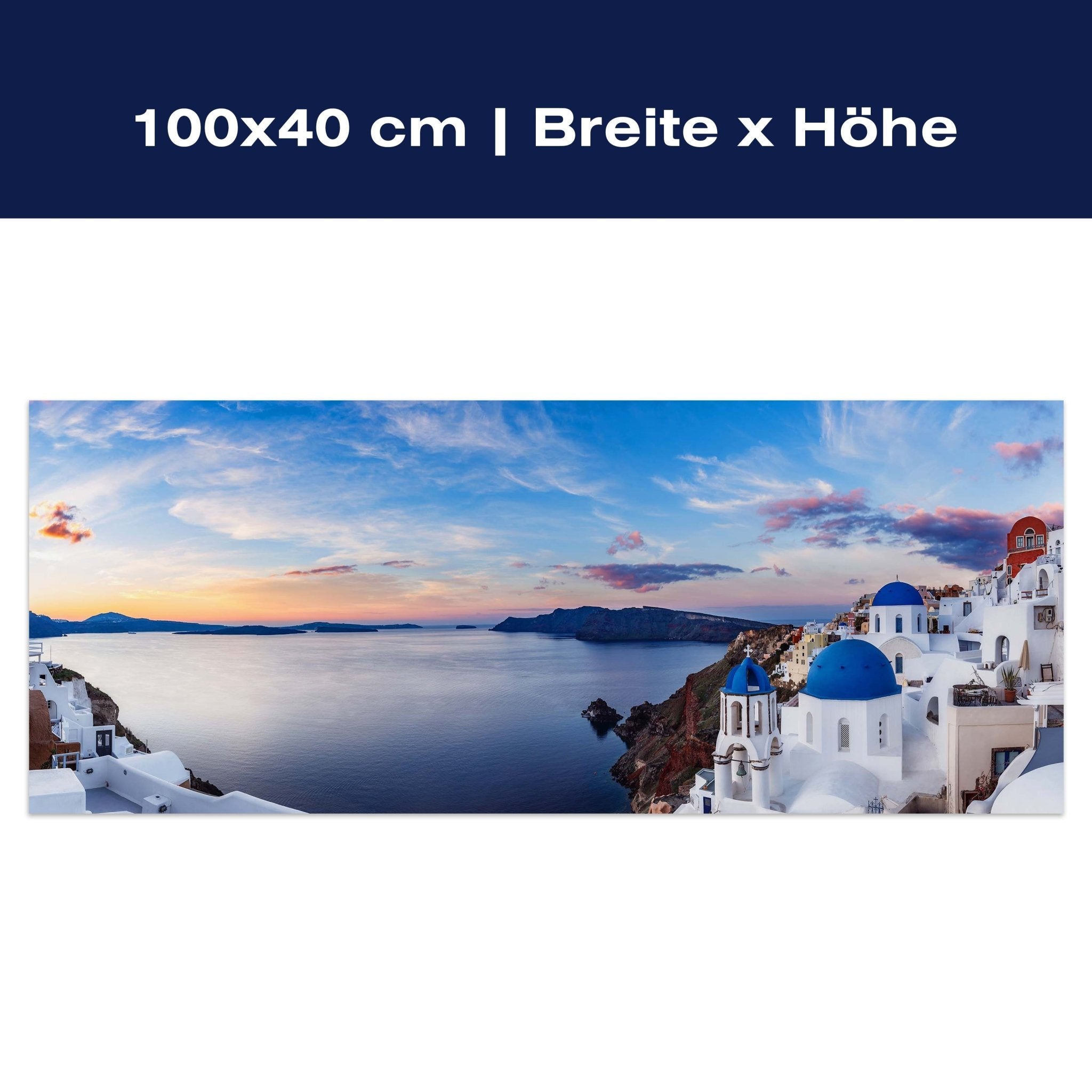 Leinwandbild Santorini, Griechenland, Meer, Küste M1082