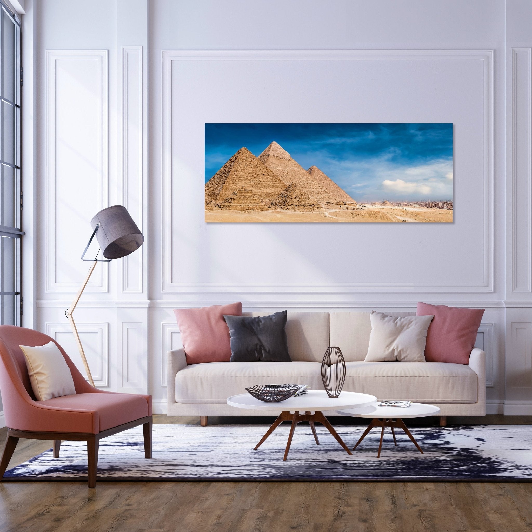 Leinwandbild Pyramiden von Gizeh, Cheops, Kairo M1084 kaufen - Bild 2