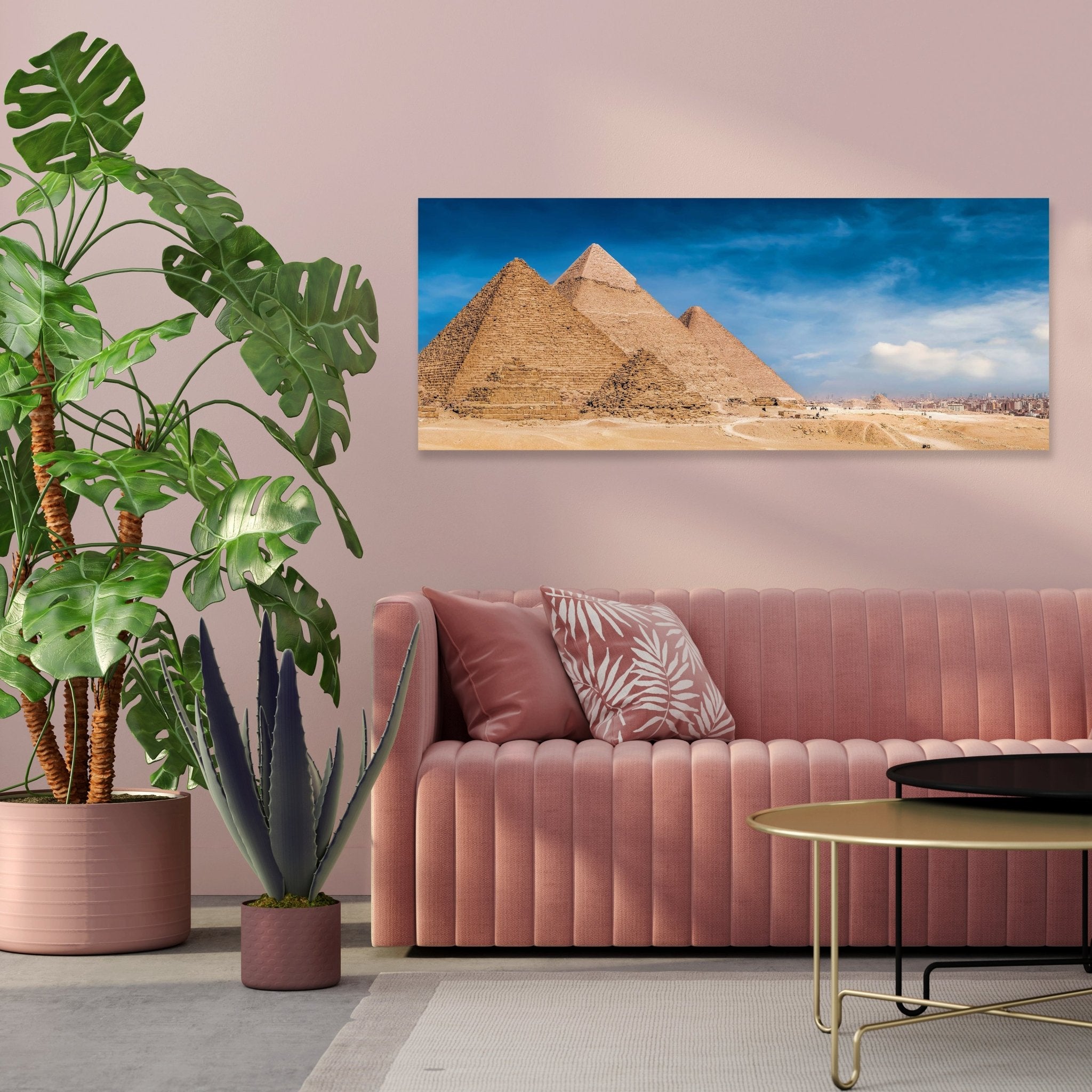 Leinwandbild Pyramiden von Gizeh, Cheops, Kairo M1084 kaufen - Bild 3