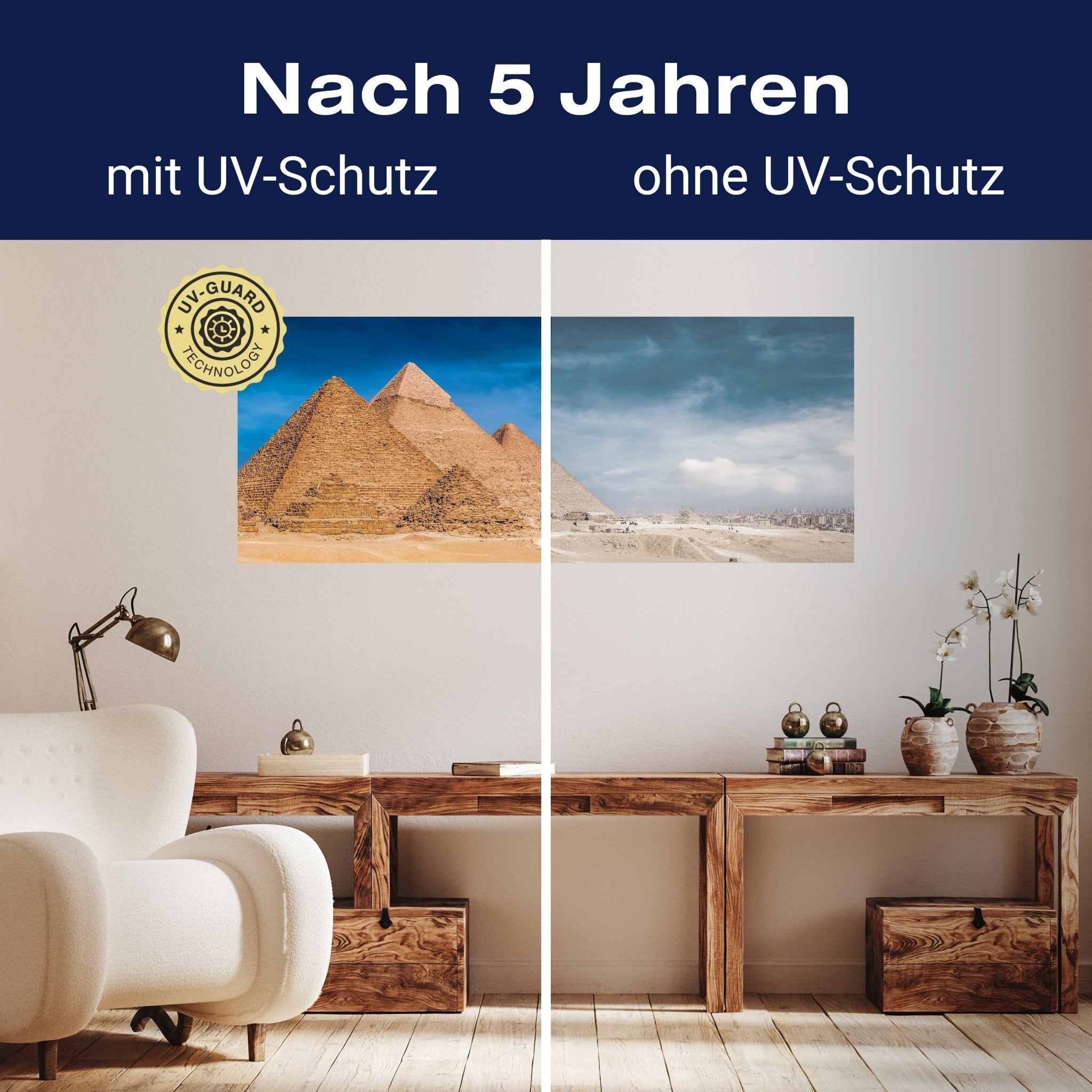 Leinwandbild Pyramiden von Gizeh, Cheops, Kairo M1084 kaufen - Bild 9
