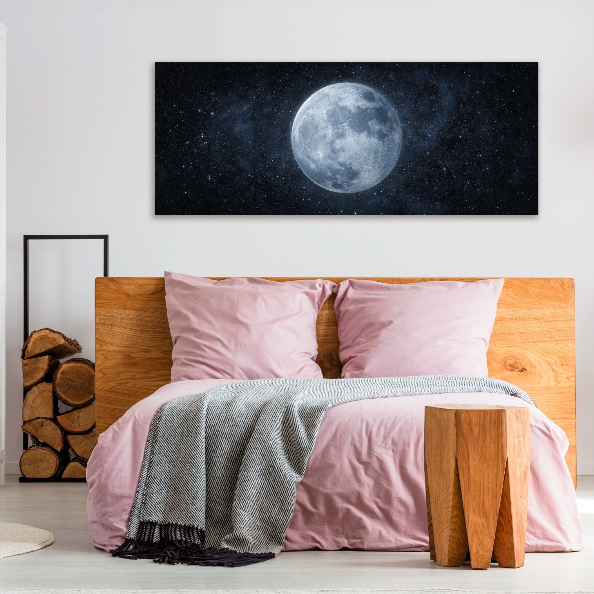 Leinwandbild Mond, Weltall, Sterne, Nacht, Galaxie M1092 kaufen - Bild 3