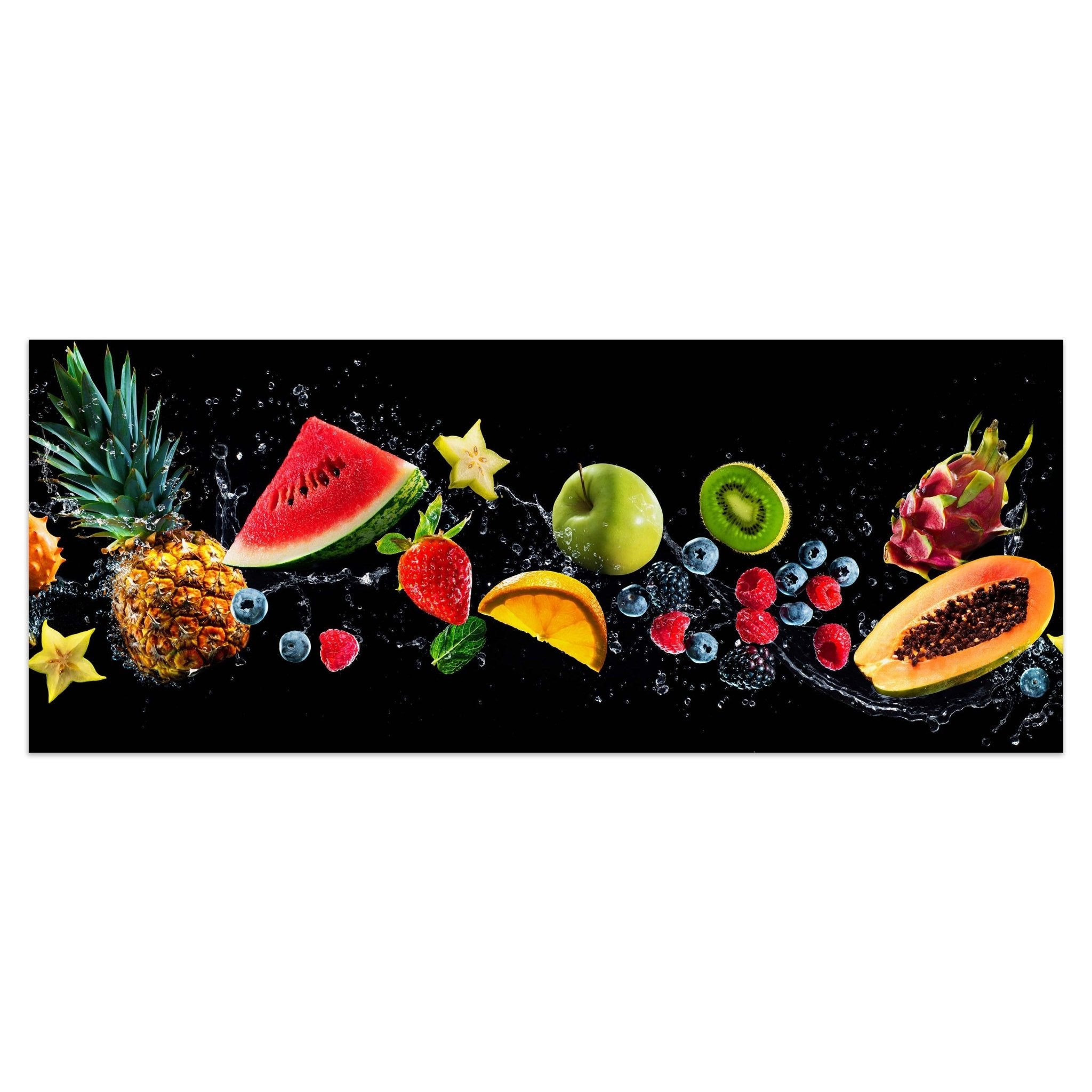 Leinwandbild Früchte & Wasser, Melone, Erdbeere, Obst M1096 kaufen - Bild 1