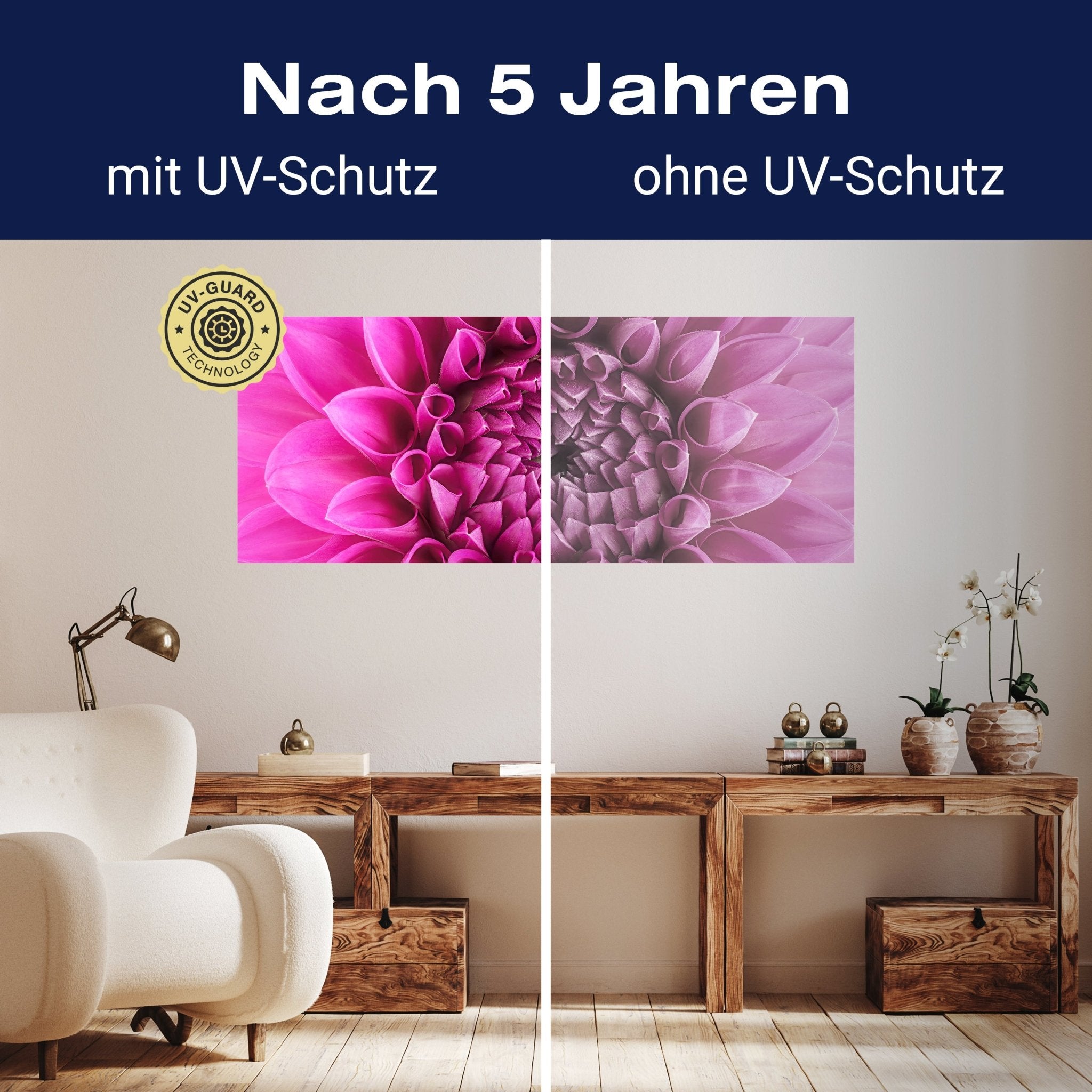 Leinwandbild Blume Blüte rosa Chrysantheme M1127 kaufen - Bild 9