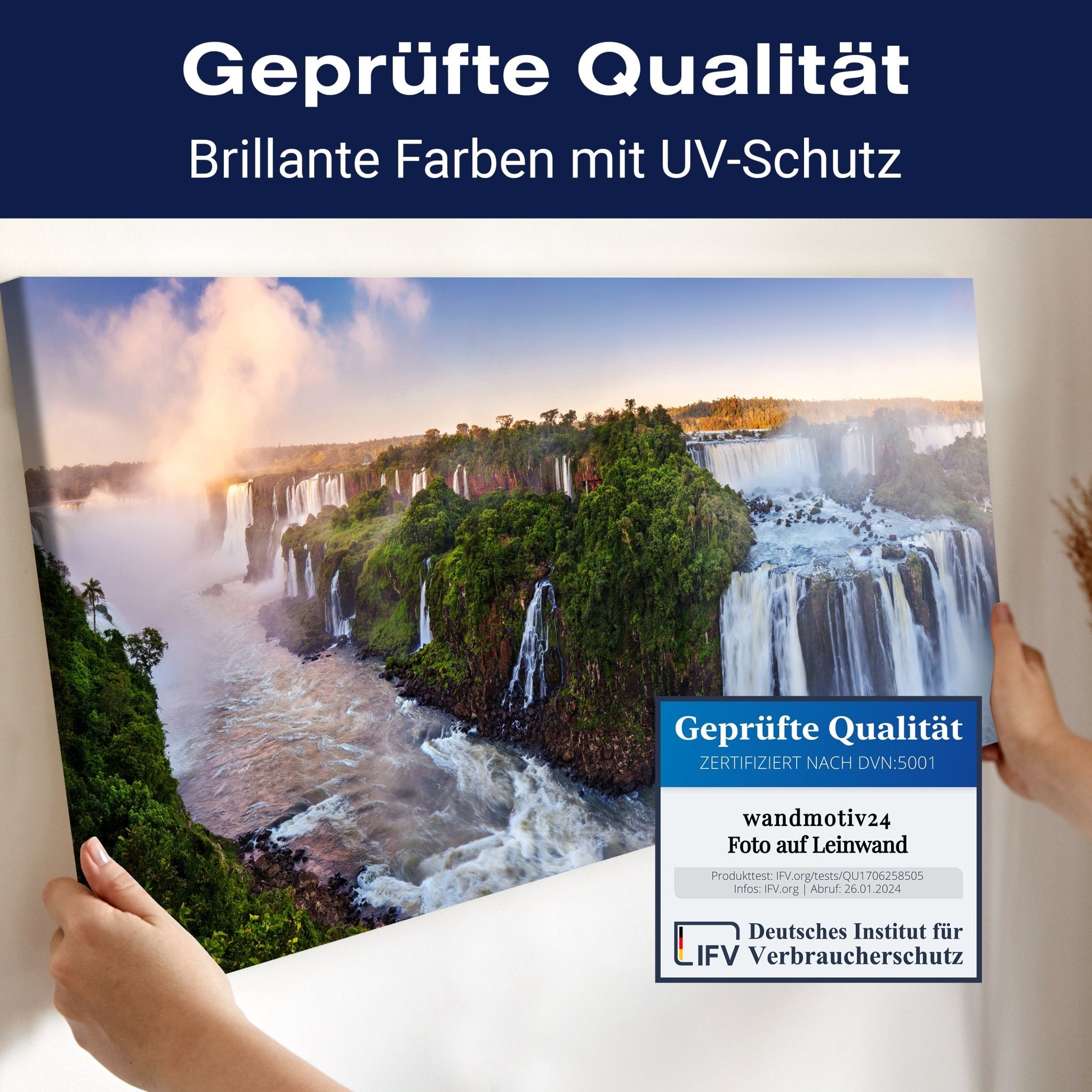 Leinwandbild Iguazú-Wasserfälle M1138 kaufen - Bild 4