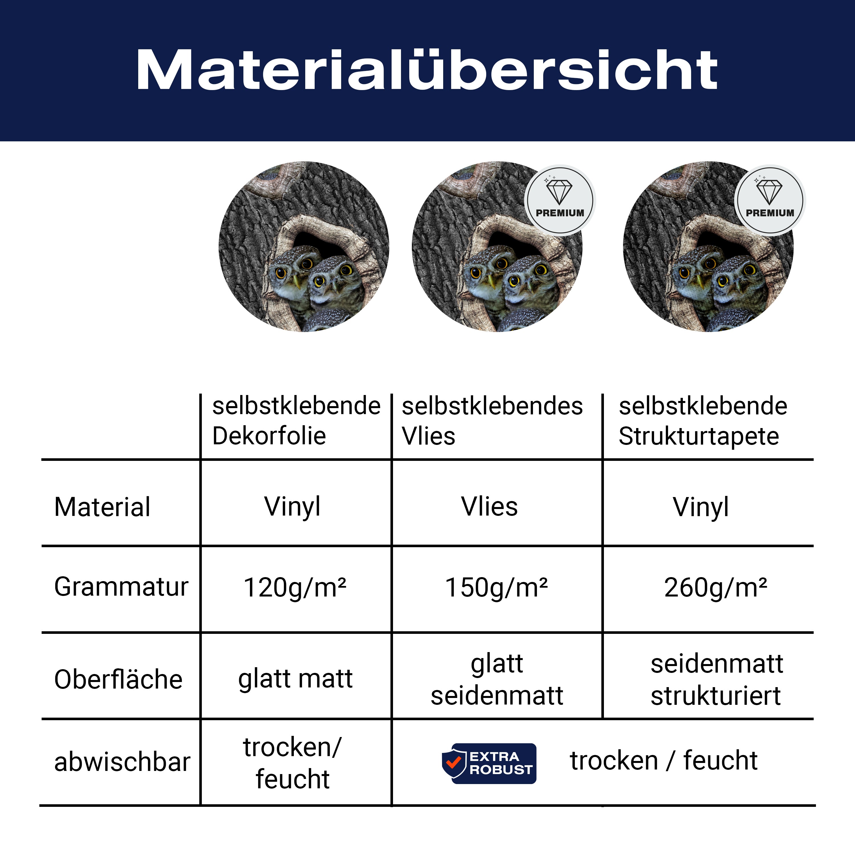 Türtapete Eulen im Baum, Familie, Vögel, Wald M1149 - Bild 9